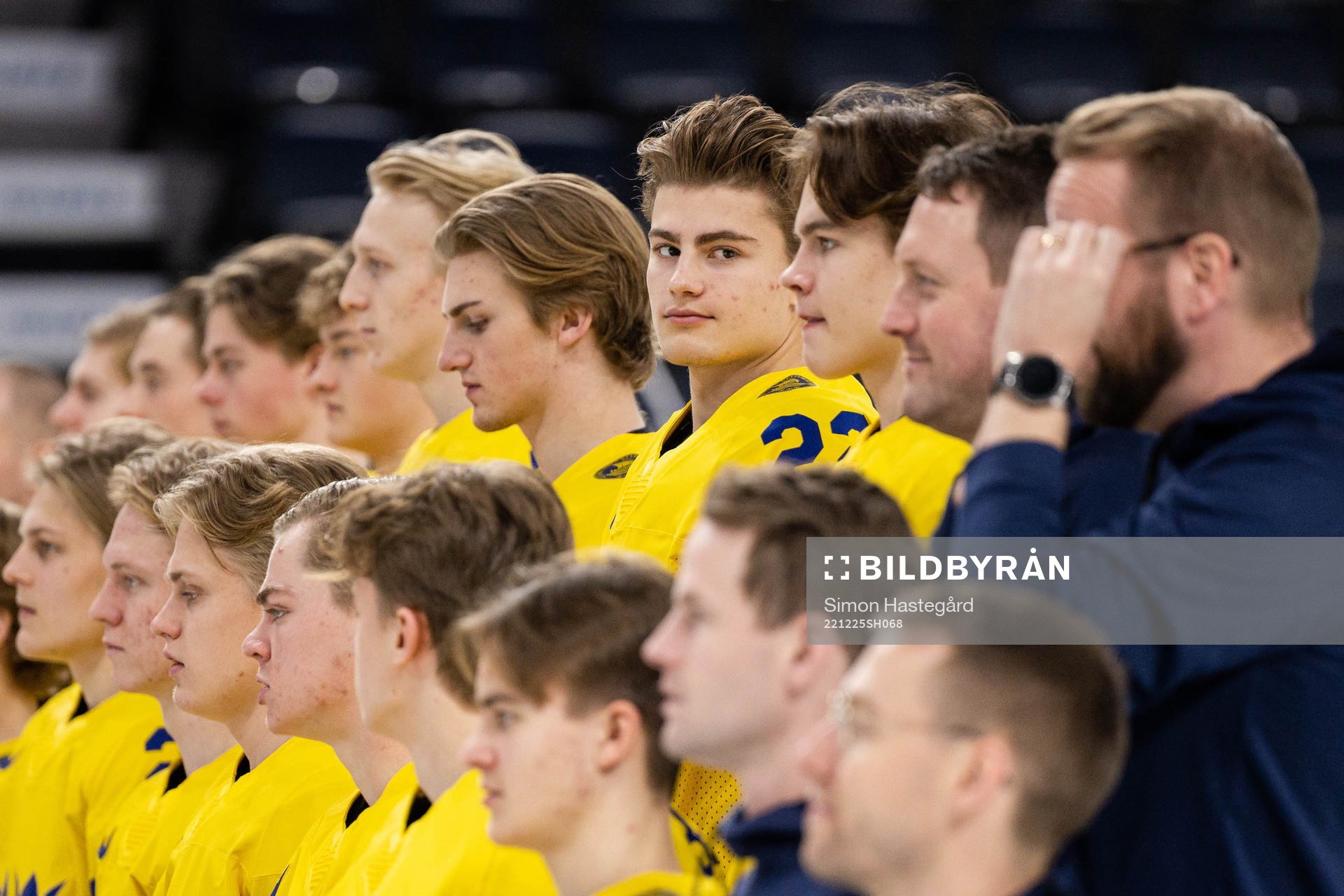 Hugo Jonasson of Sweden poses for team photo