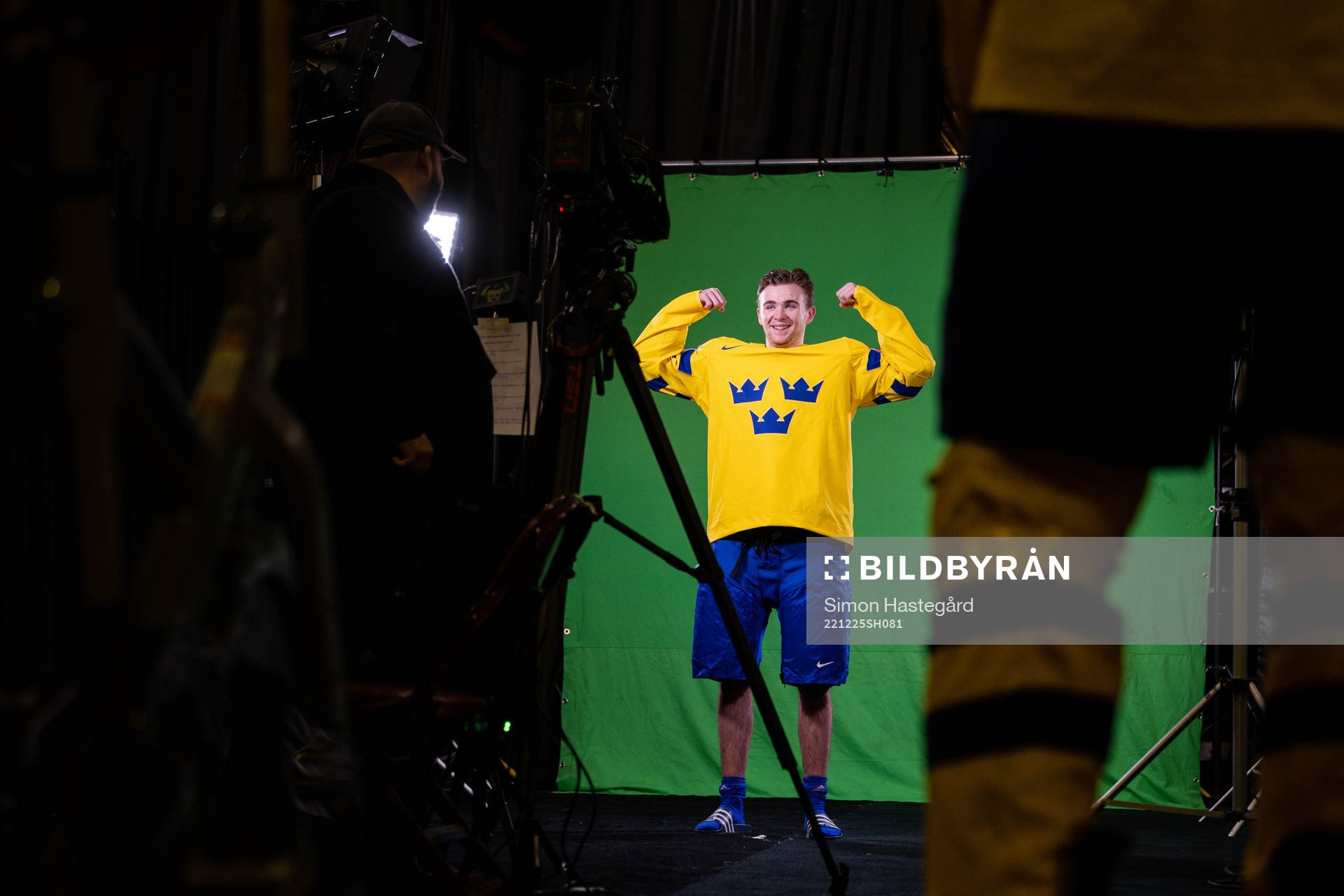 Isak Rosén of Sweden poses for a portrait infront of a