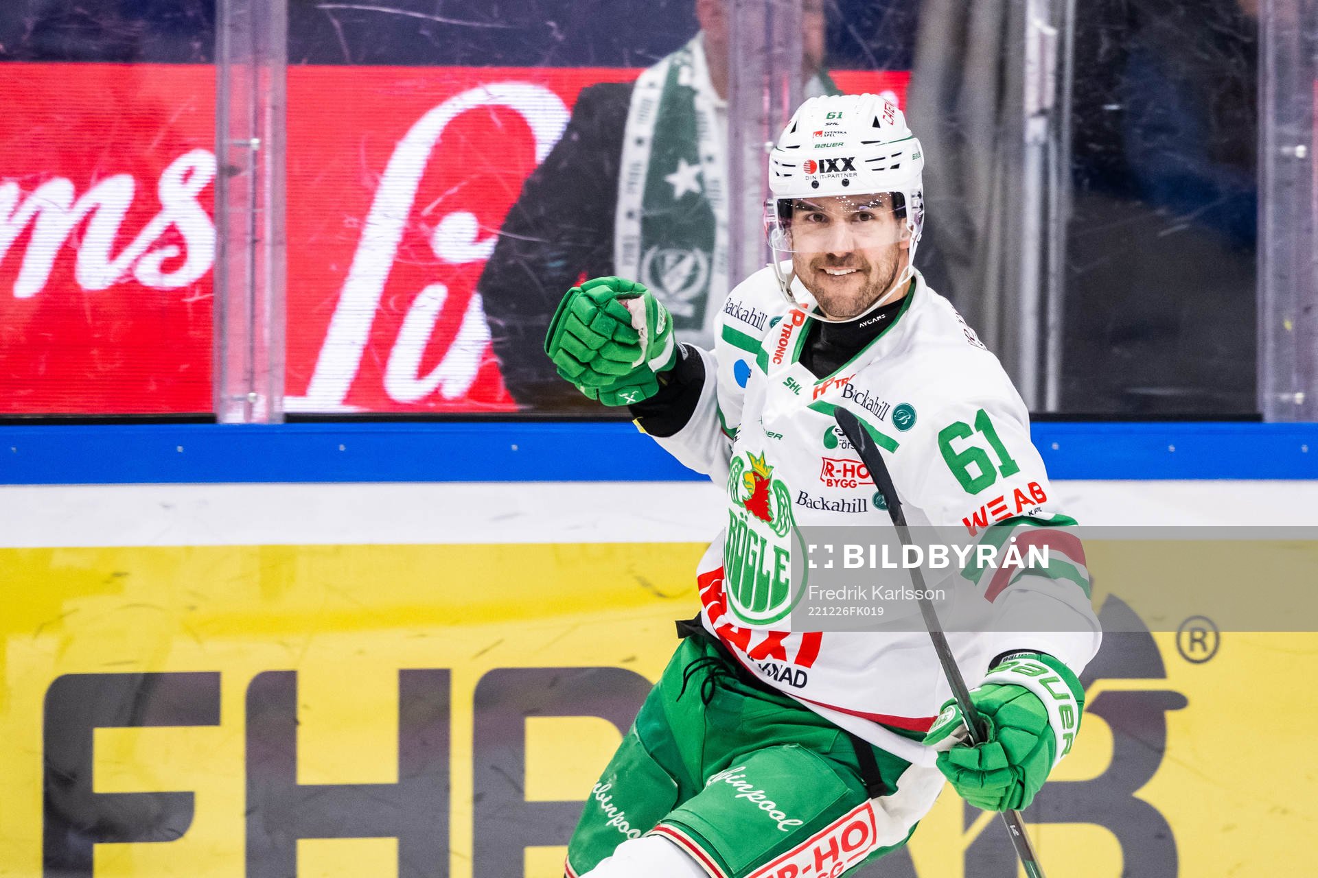 Rögles Ludvig Larsson jublar