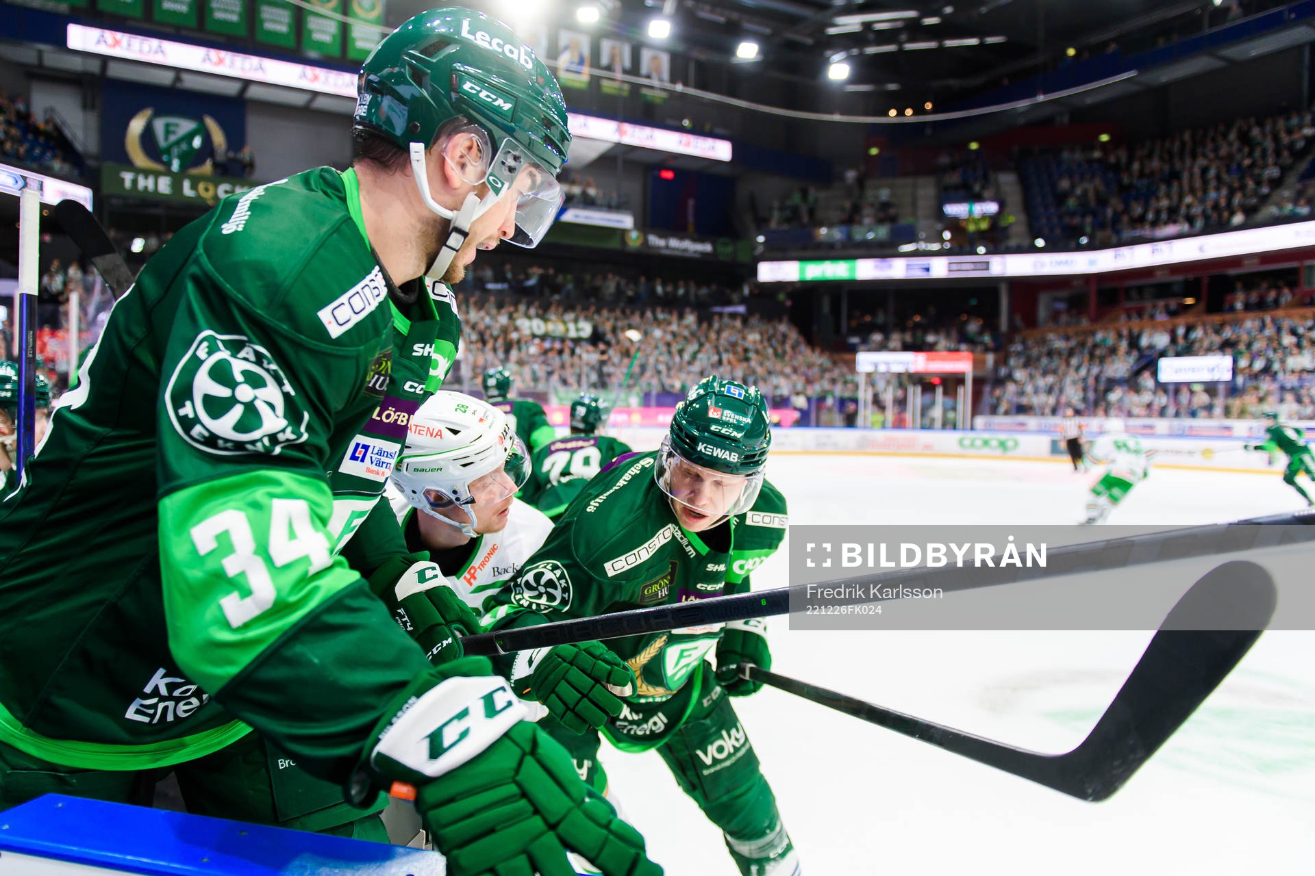 Rögles Anton Bengtsson och Färjestads Daniel Viksten