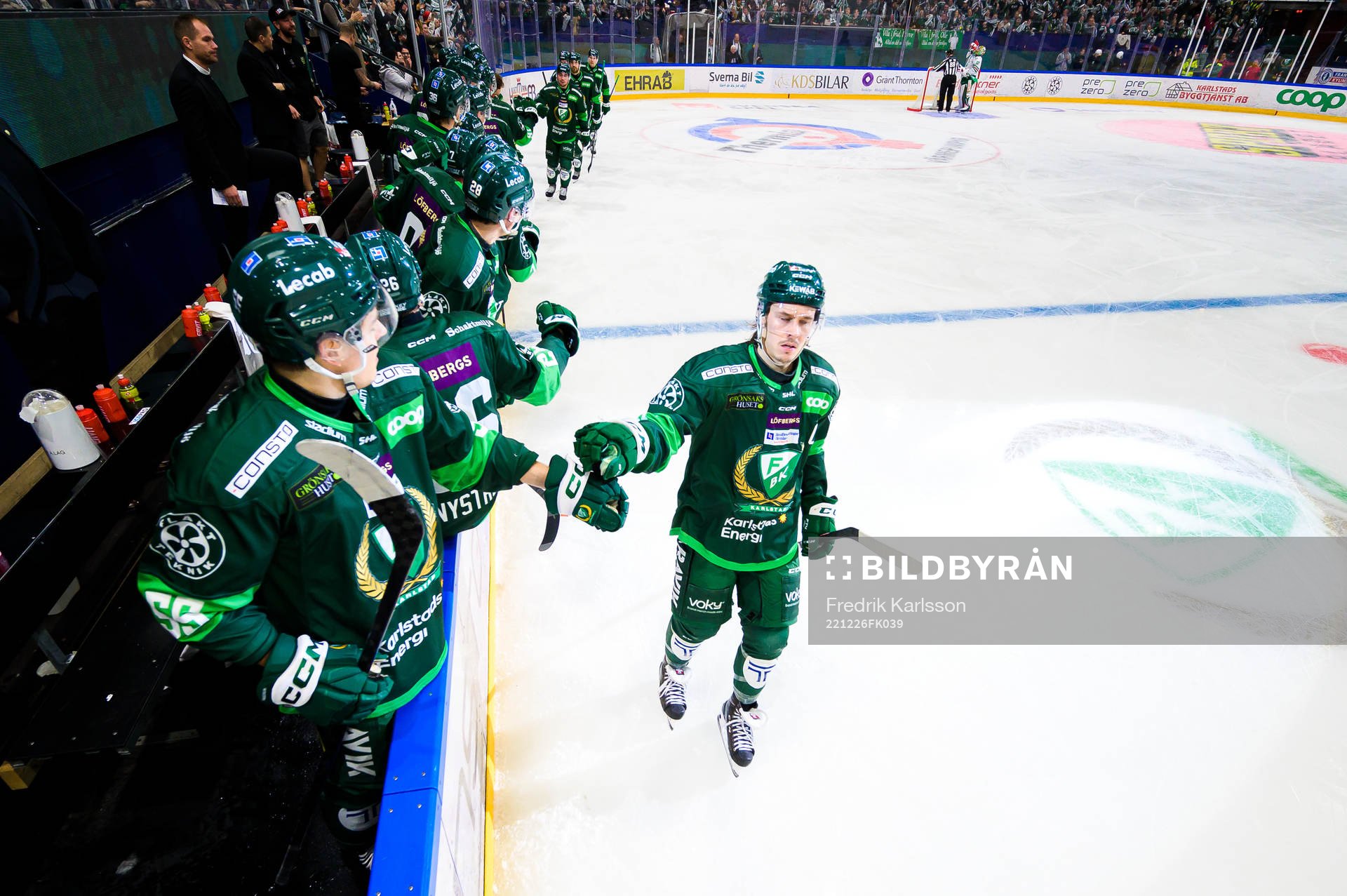 Färjestads Joakim Nygård jublar