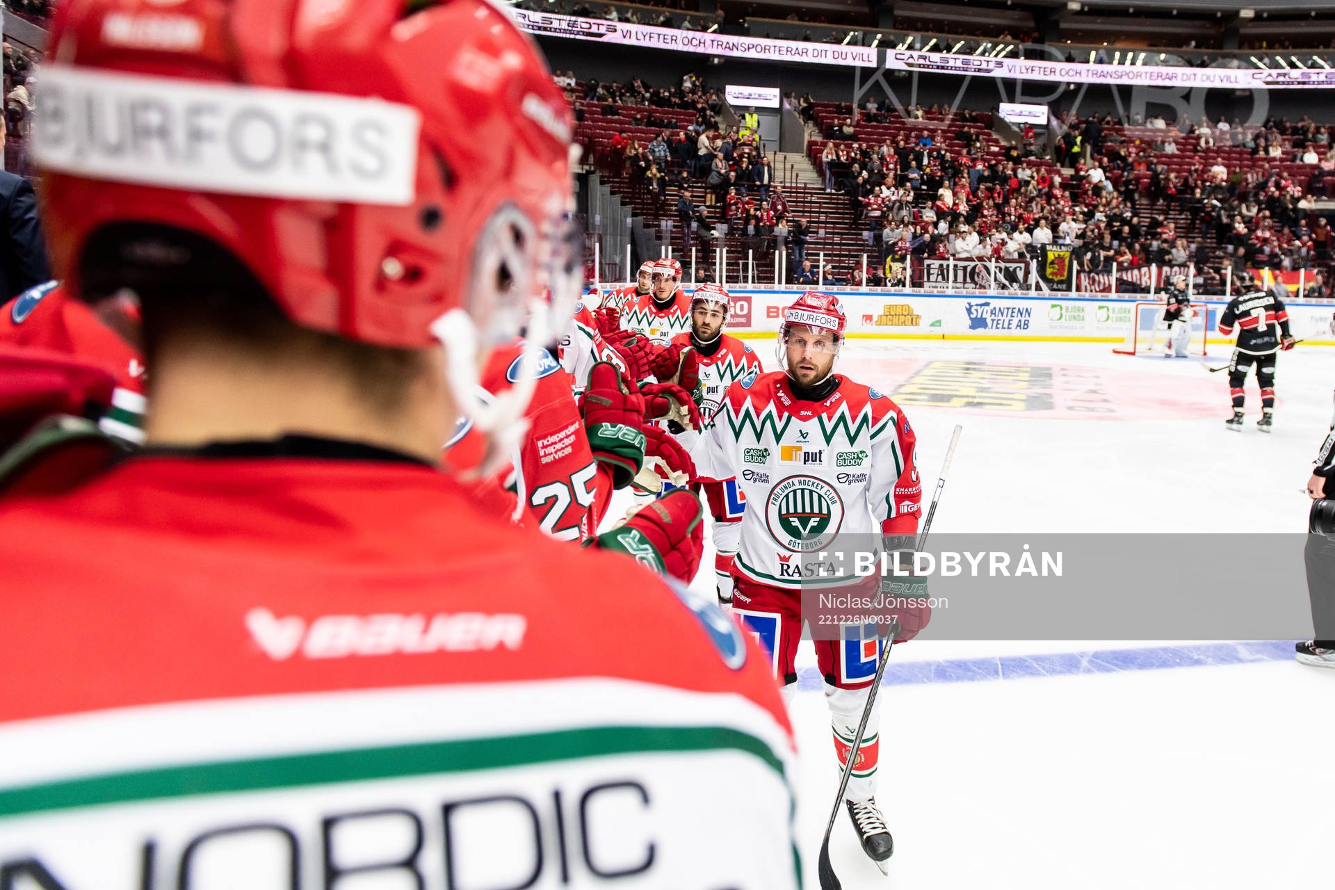 Frölundas Jan Mursak jublar