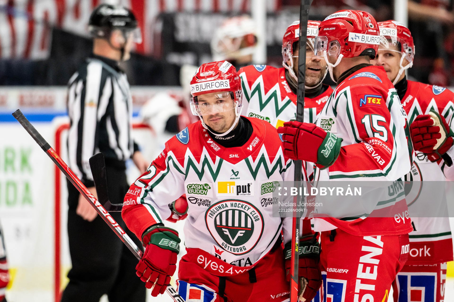 Frölundas Patrik Carlsson jublar