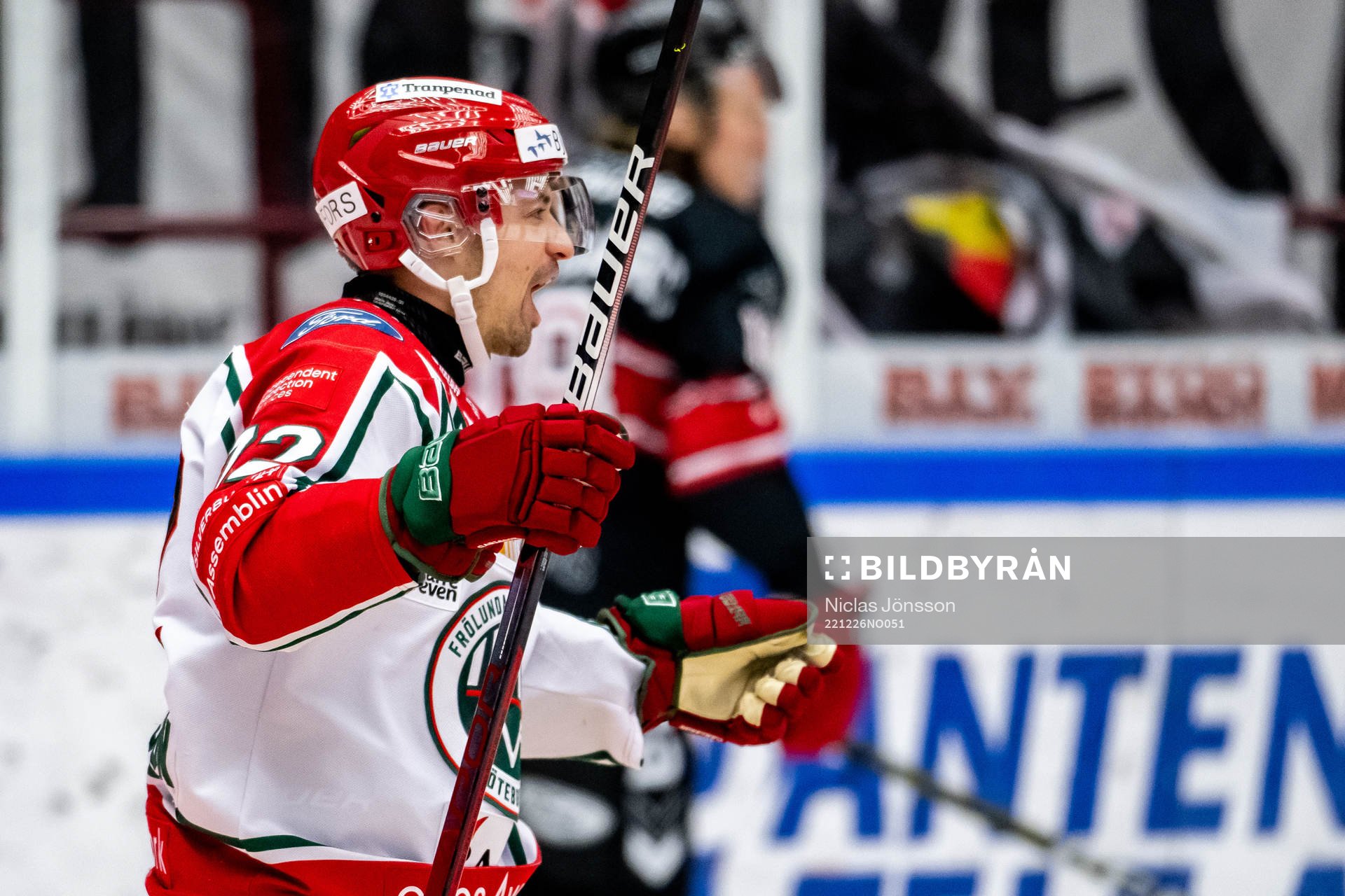 Frölundas Patrik Carlsson jublar