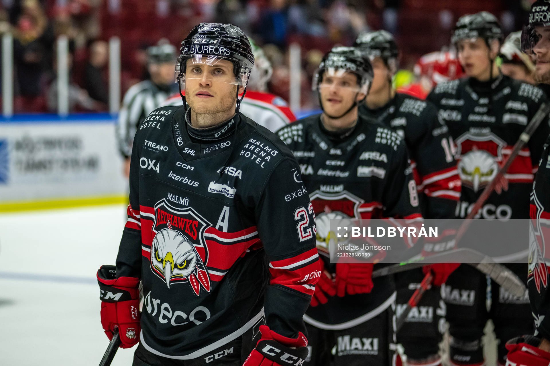 Malmö Redhawks Christoffer Forsberg deppar