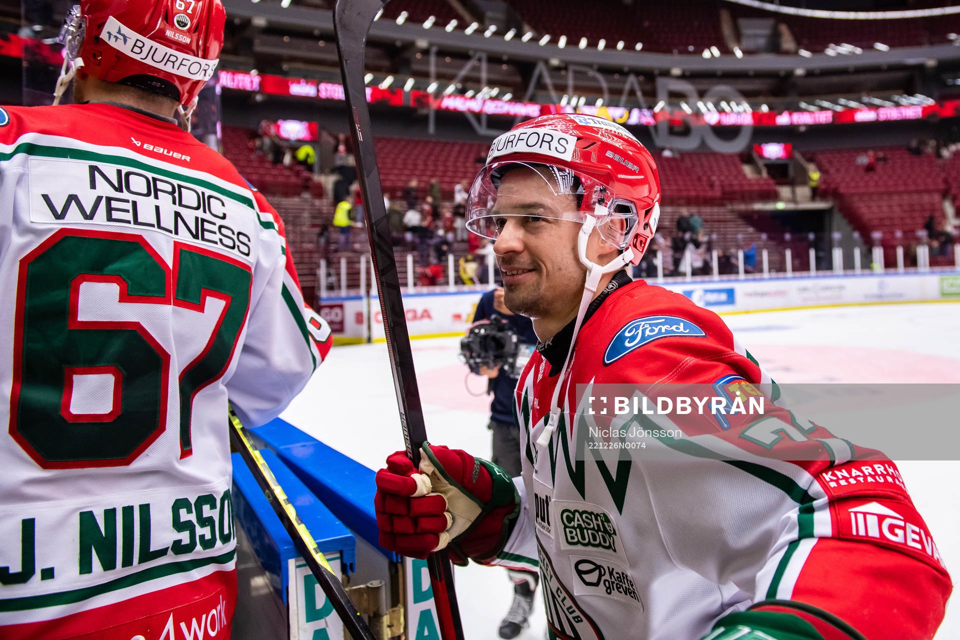 Frölundas Patrik Carlsson jublar