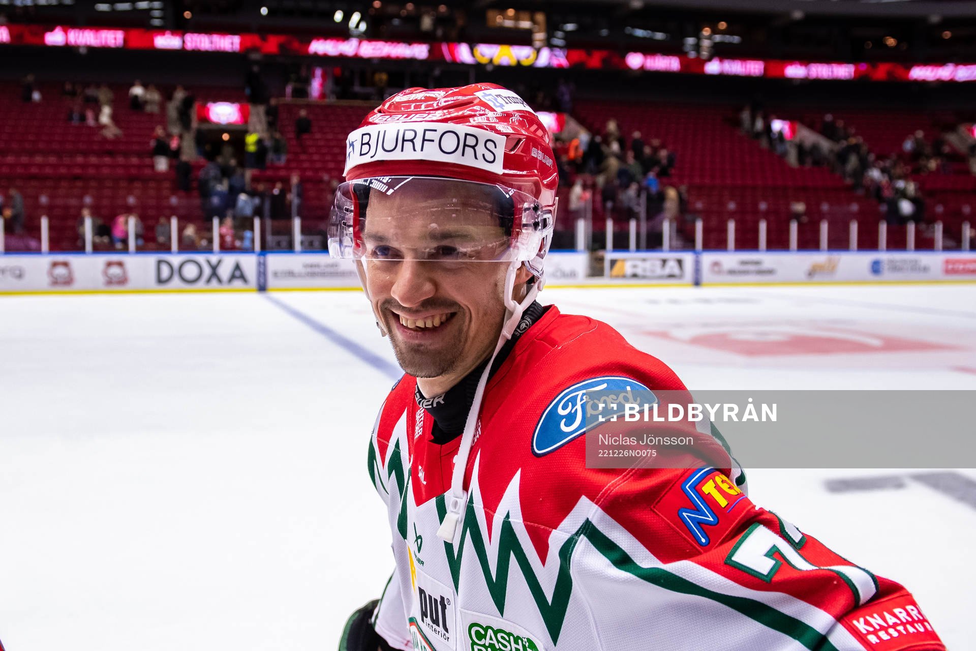 Frölundas Patrik Carlsson jublar