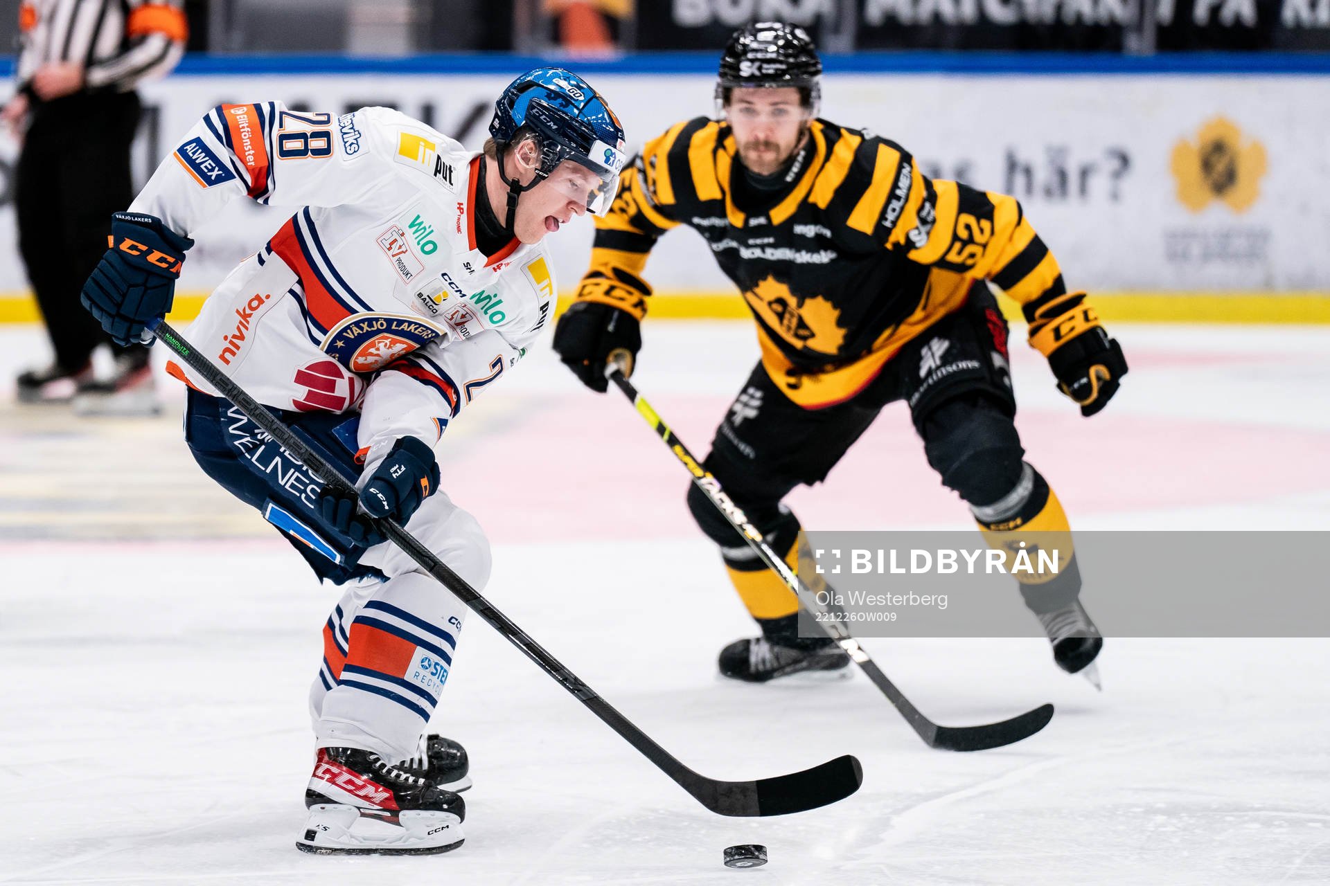 Växjös Hugo Gustafsson och Skellefteås Arvid Lundberg