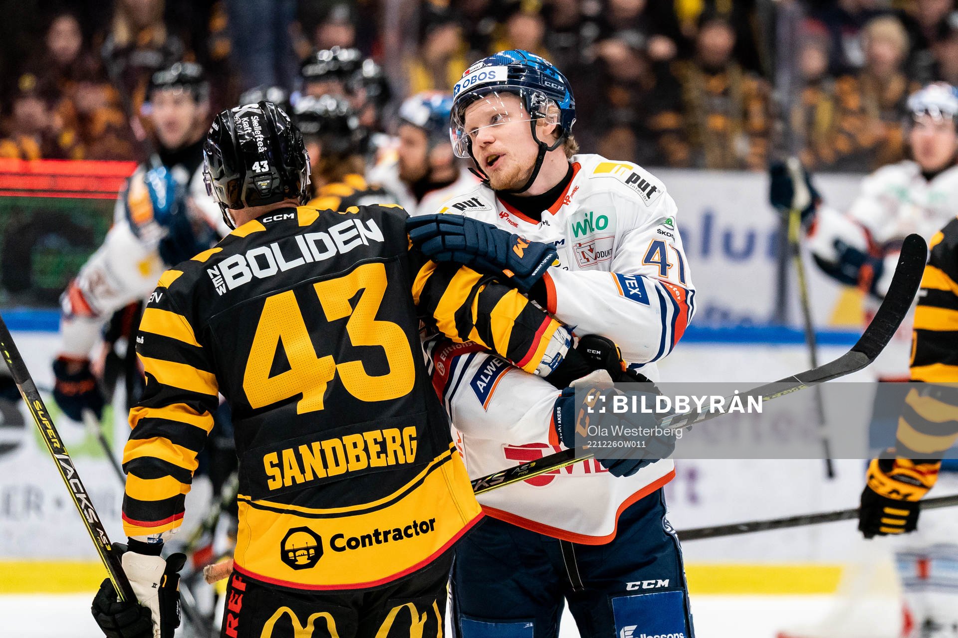 Skellefteås Filip Sandberg och Växjös Ludvig Nilsson