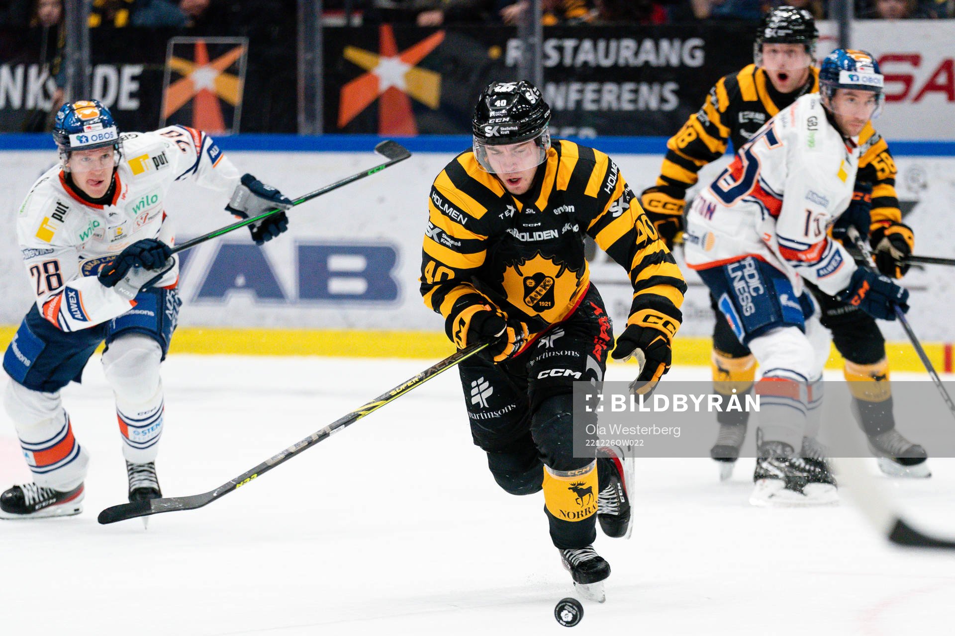 Skellefteås Andreas Wingerli och Växjös Hugo Gustafsson