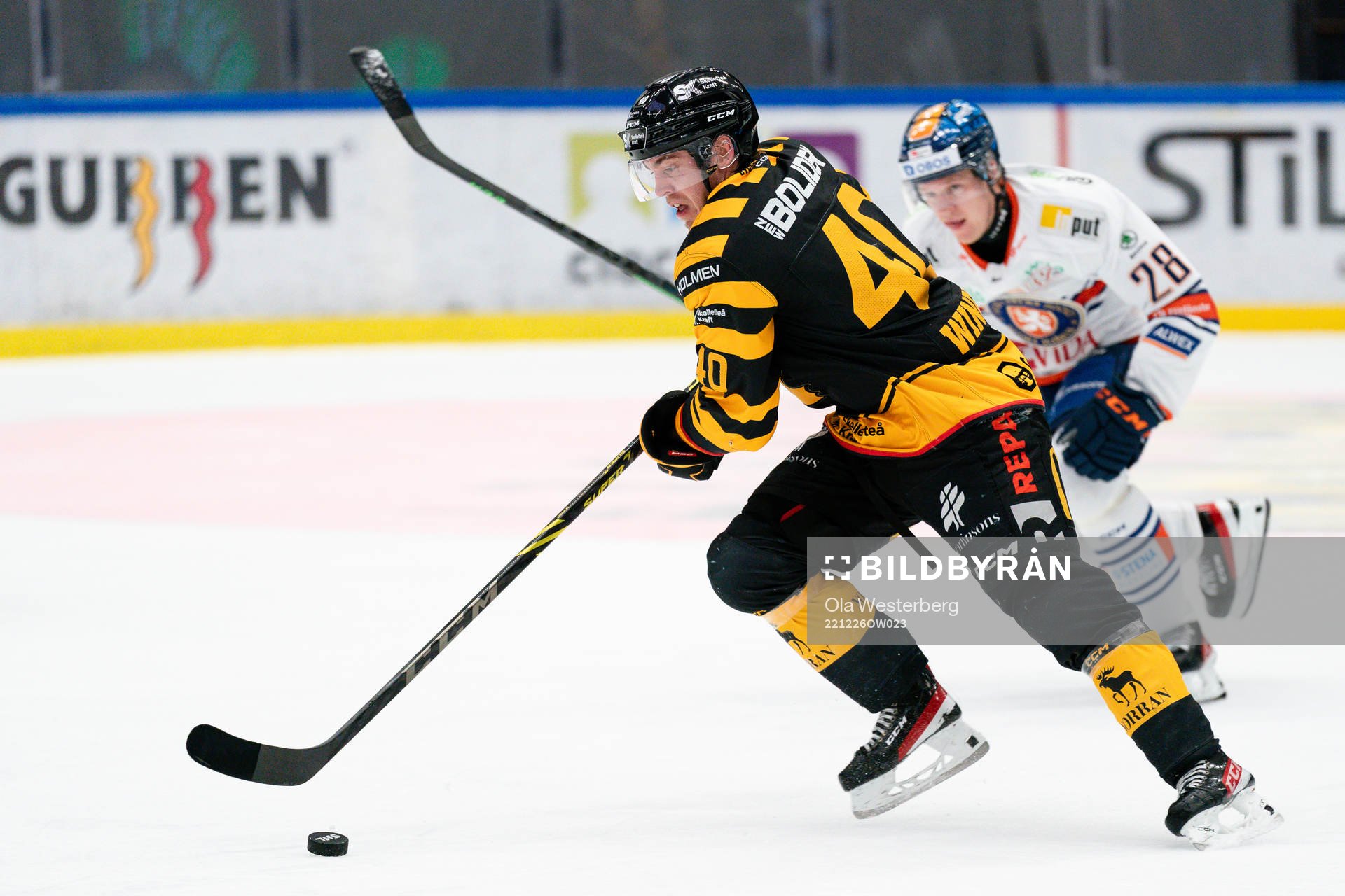 Skellefteås Andreas Wingerli och Växjös Hugo Gustafsson