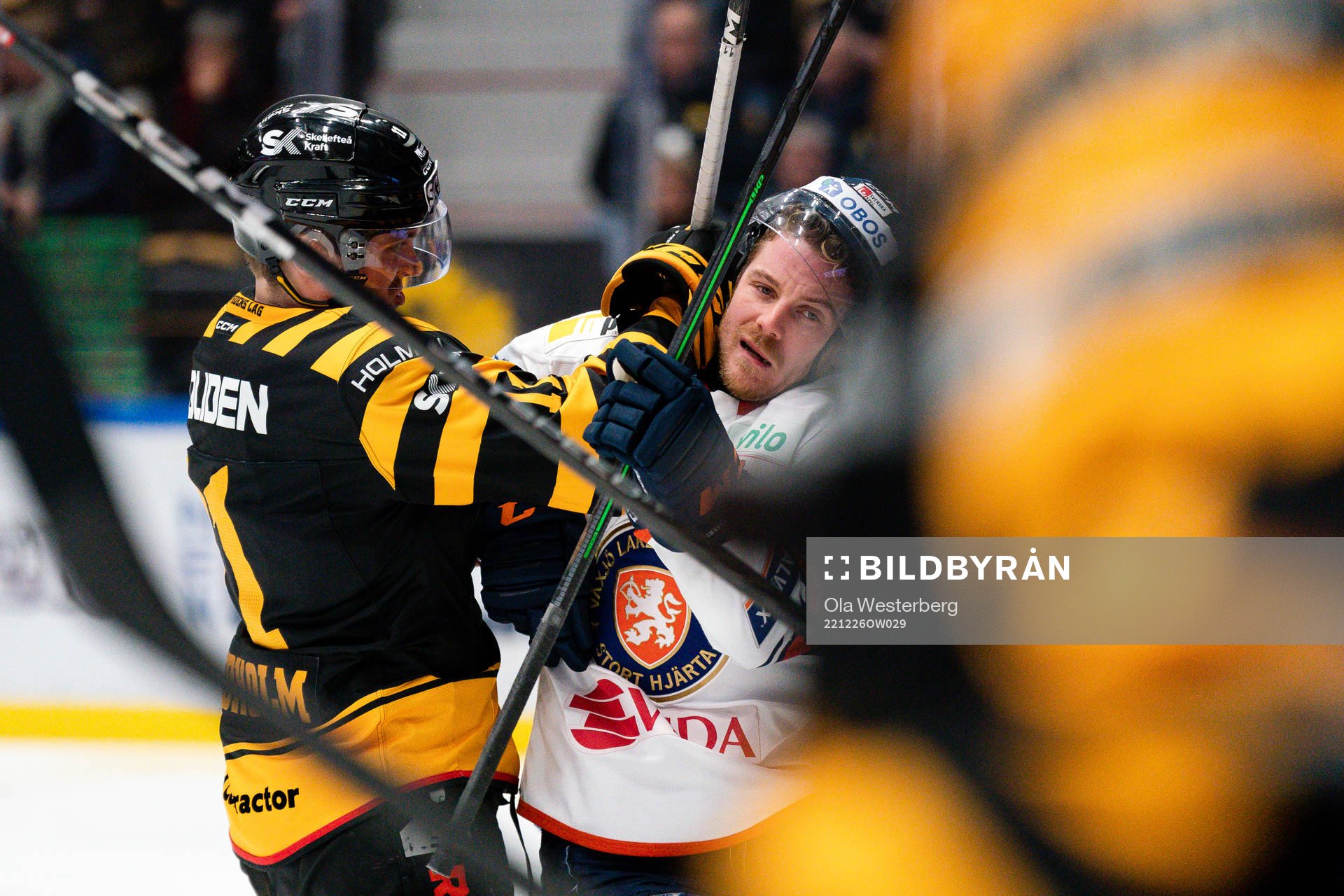 Växjös Erik Josefsson och Skellefteås Max Lindholm