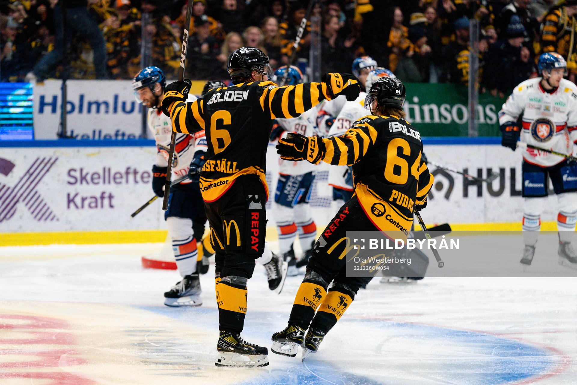 Skellefteås Måns Forsfjäll och Jonathan Pudas
