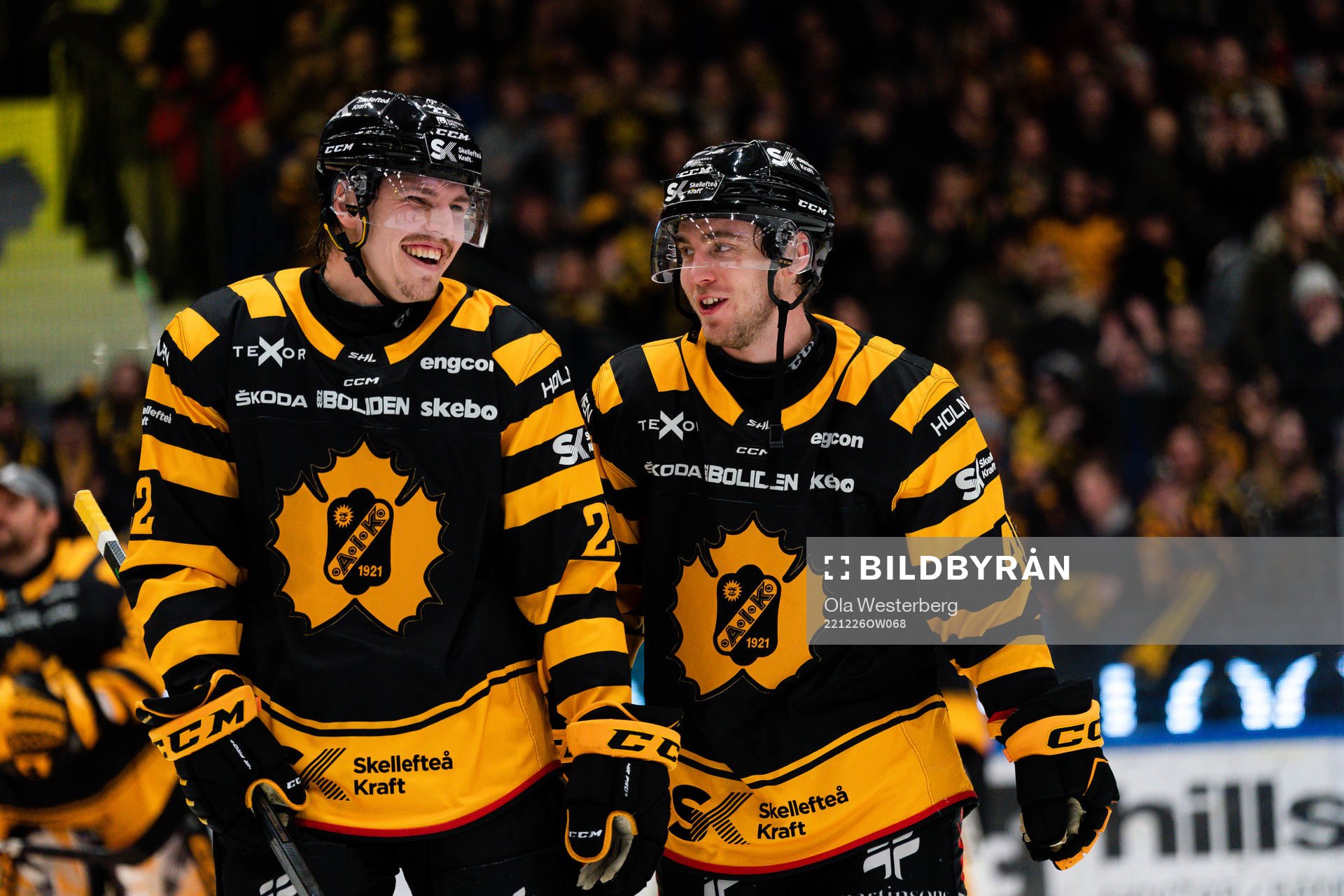 Skellefteås Jonathan Johnsson och Andreas Wingerli