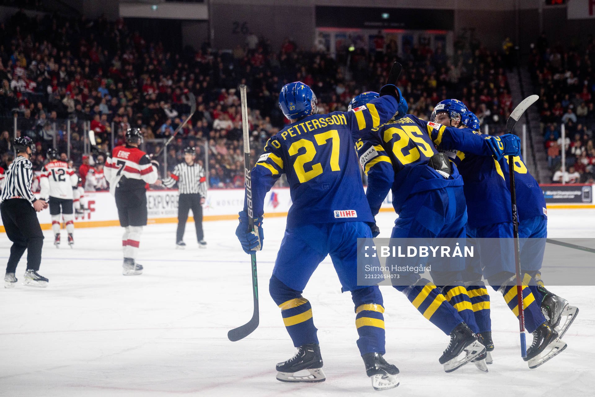Oskar Pettersson, Milton Oscarson and Victor Sjöholm of