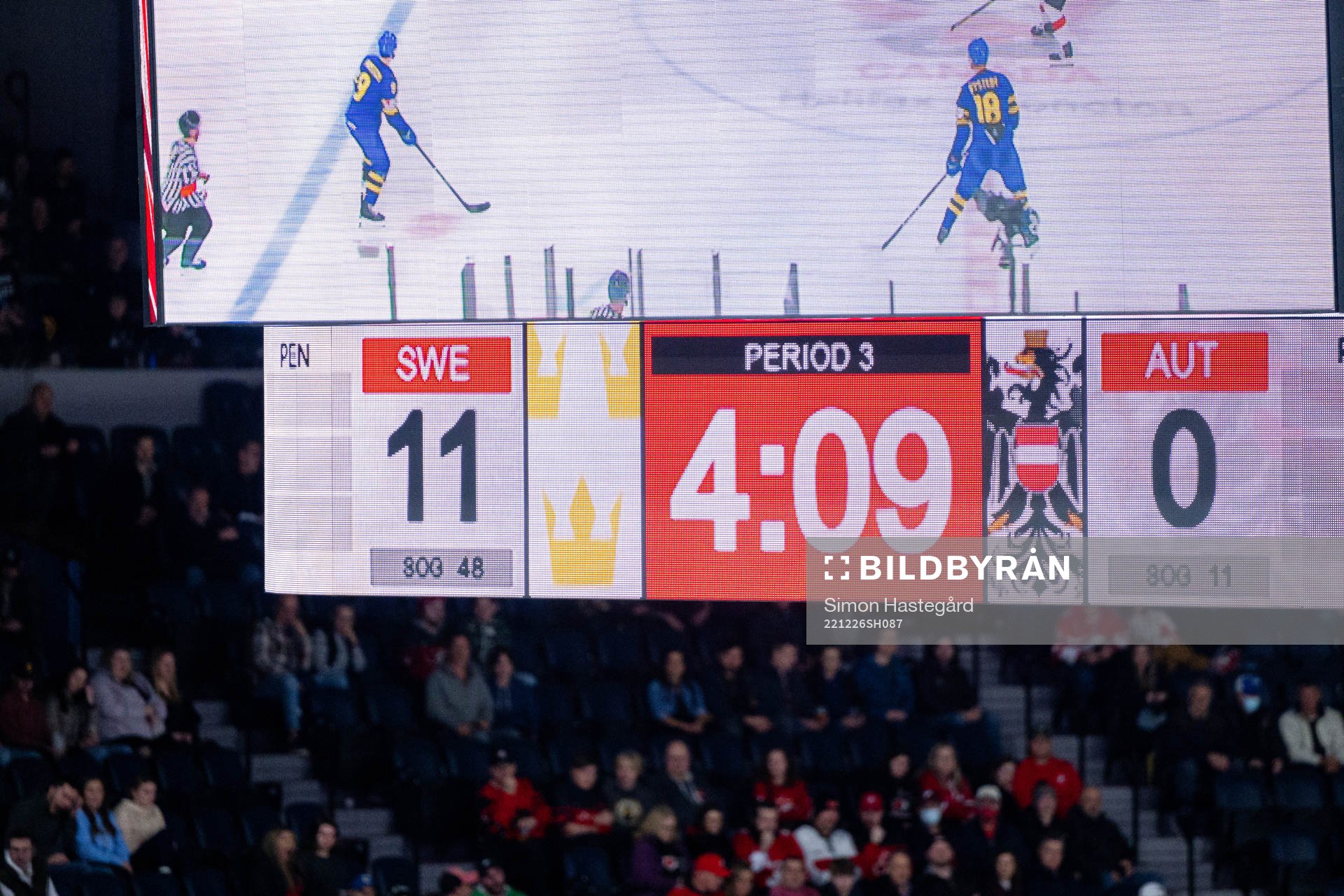 The final score is shown