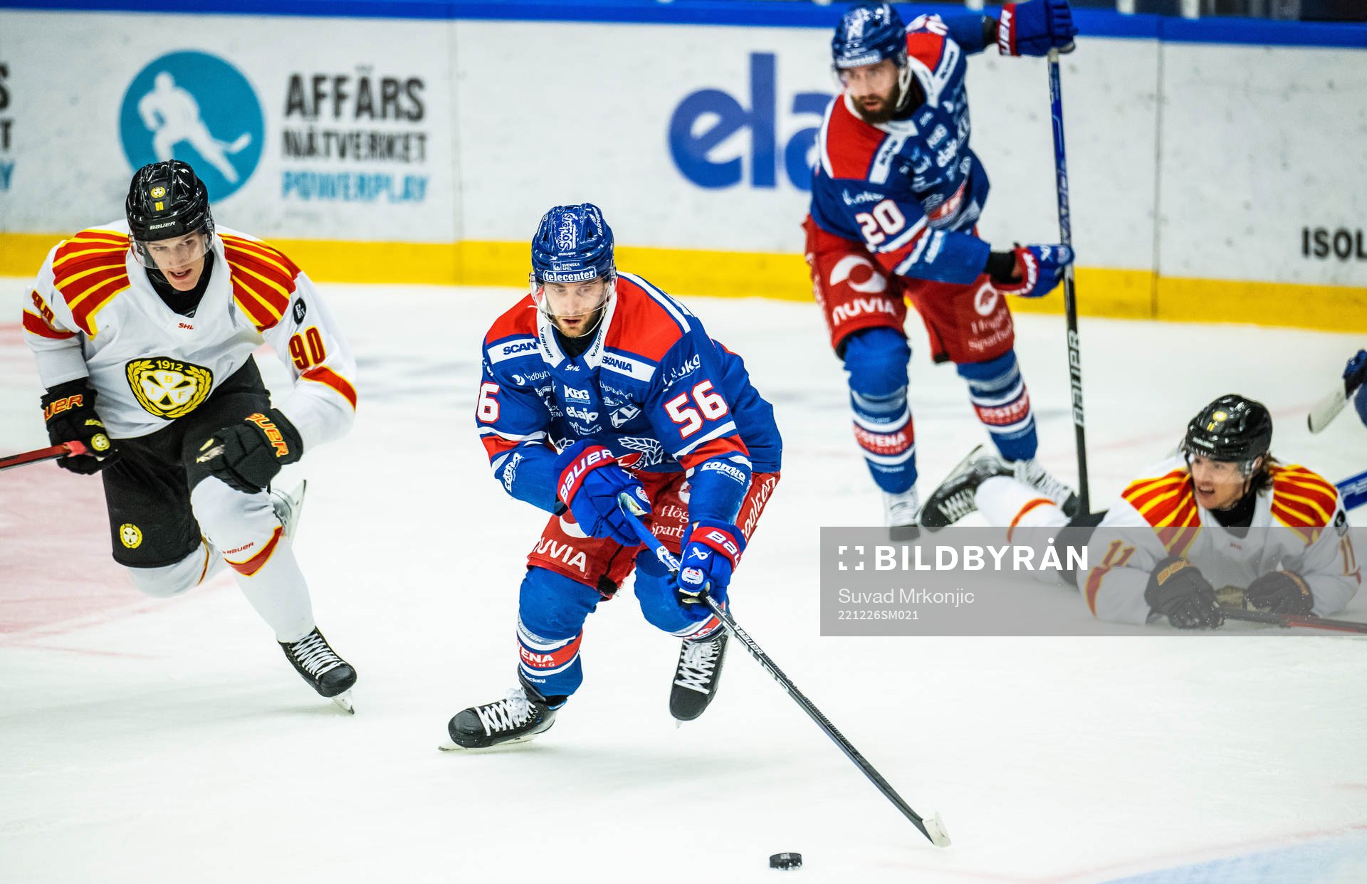 Brynäs David Sklenicka och Oskarshamns Robin Norell