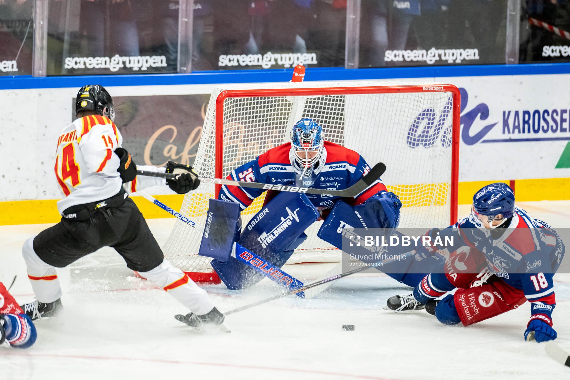 Brynäs Alexander Ljungkrantz oroar mot Oskarshamns