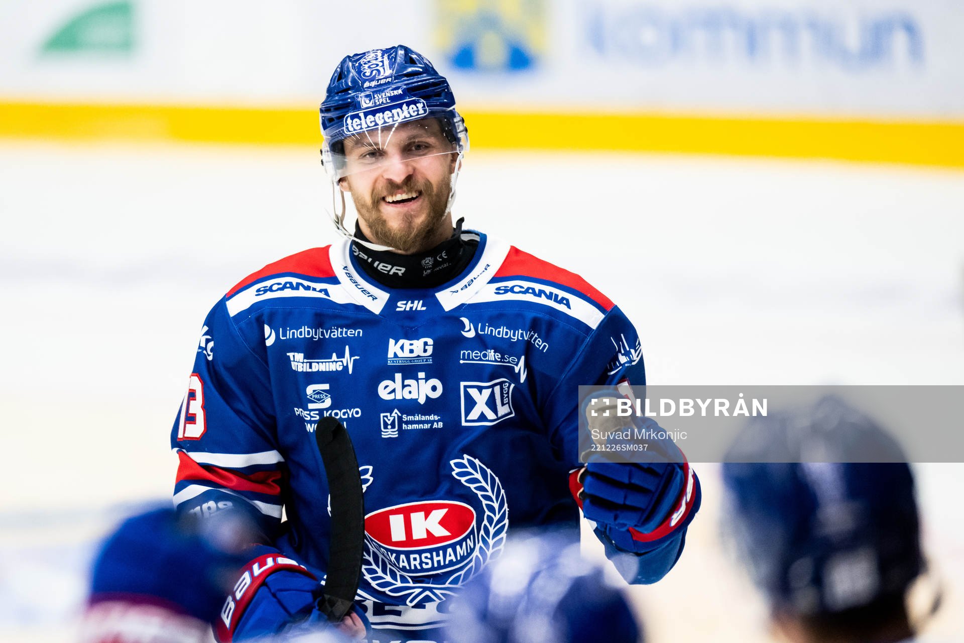 Oskarshamns Jiri Smejkal jublar