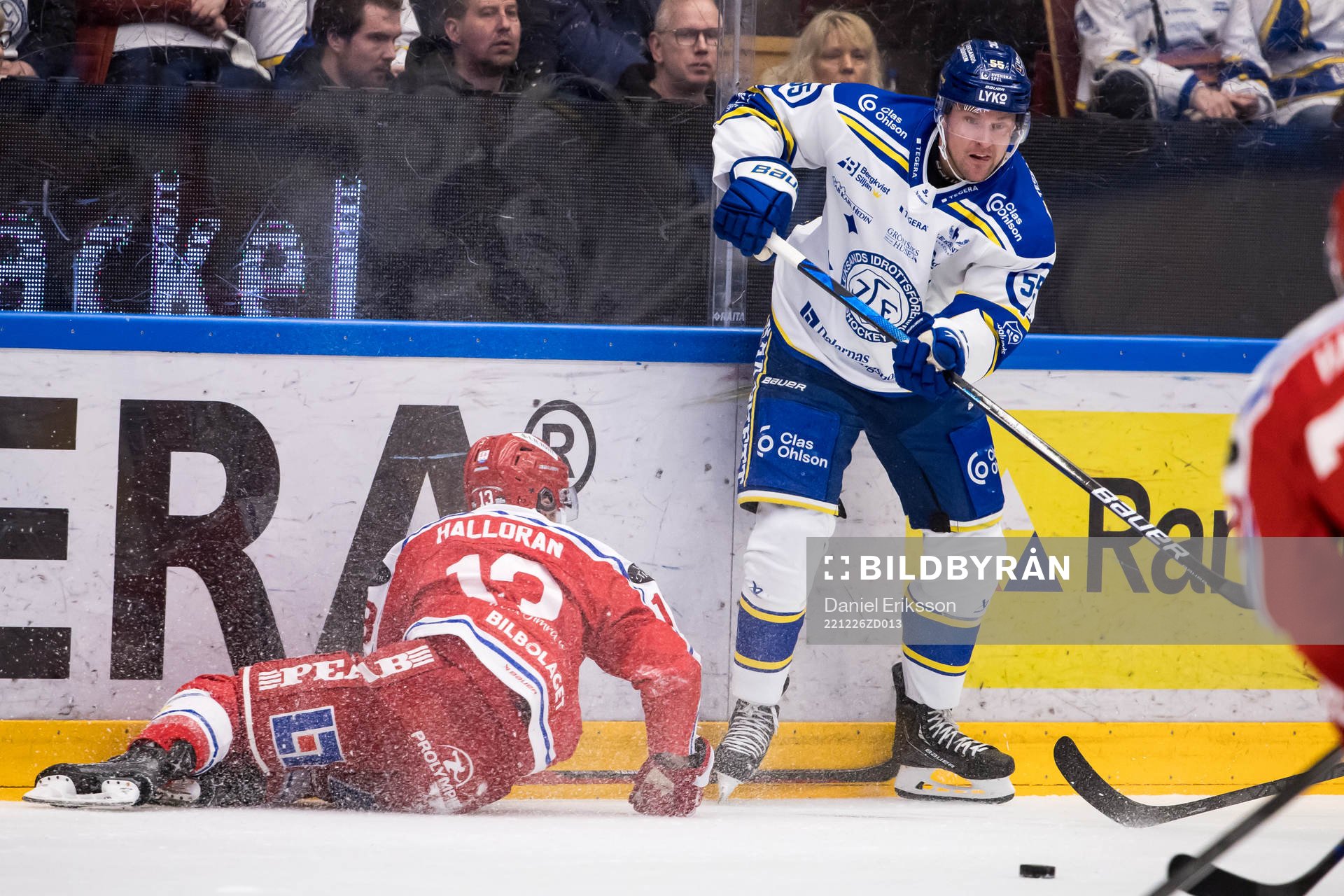 Leksands Jonas Ahnelöv och Timrås Nicholas Halloran