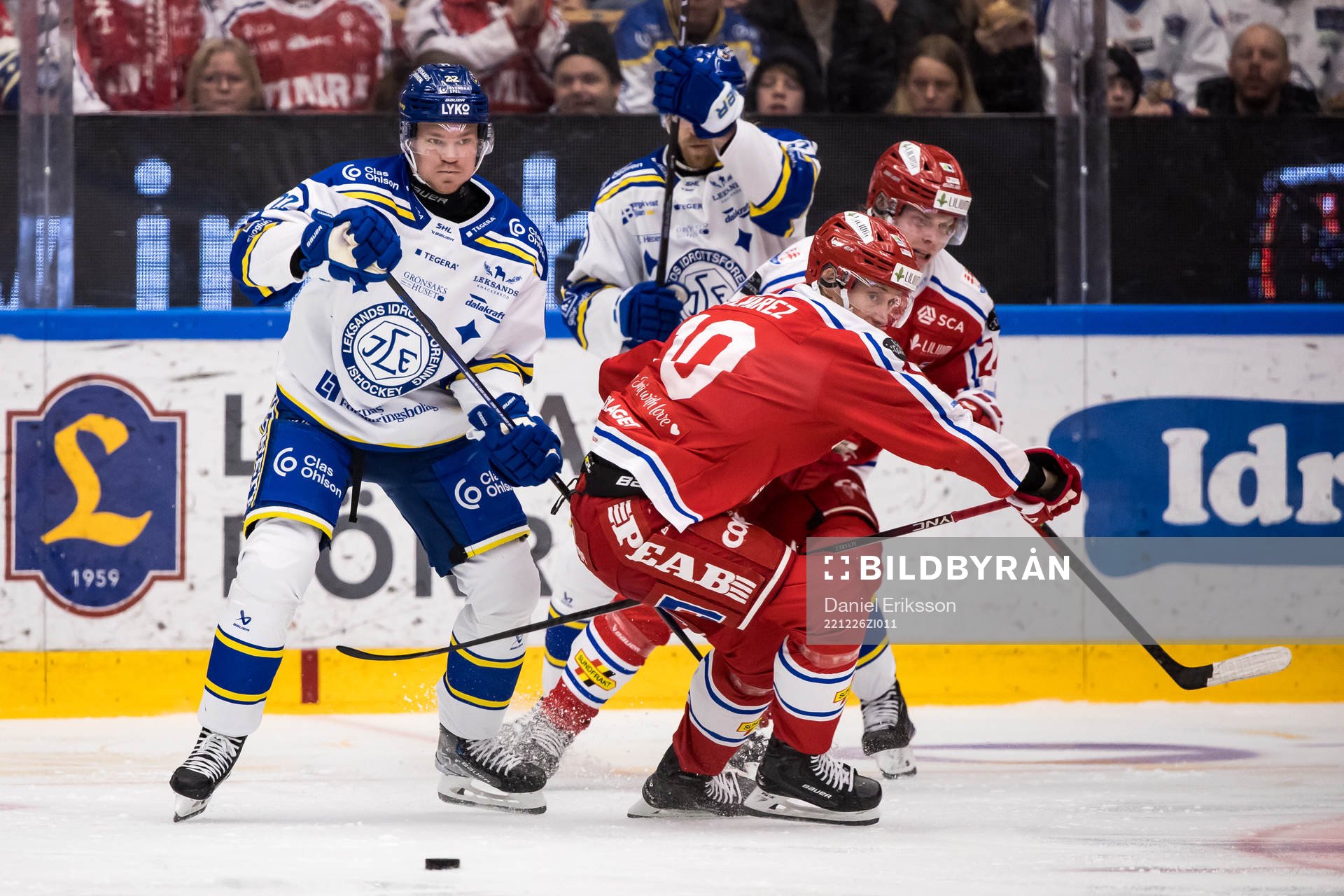 Leksands Tobias Ekberg och Timrås Robin Alvarez