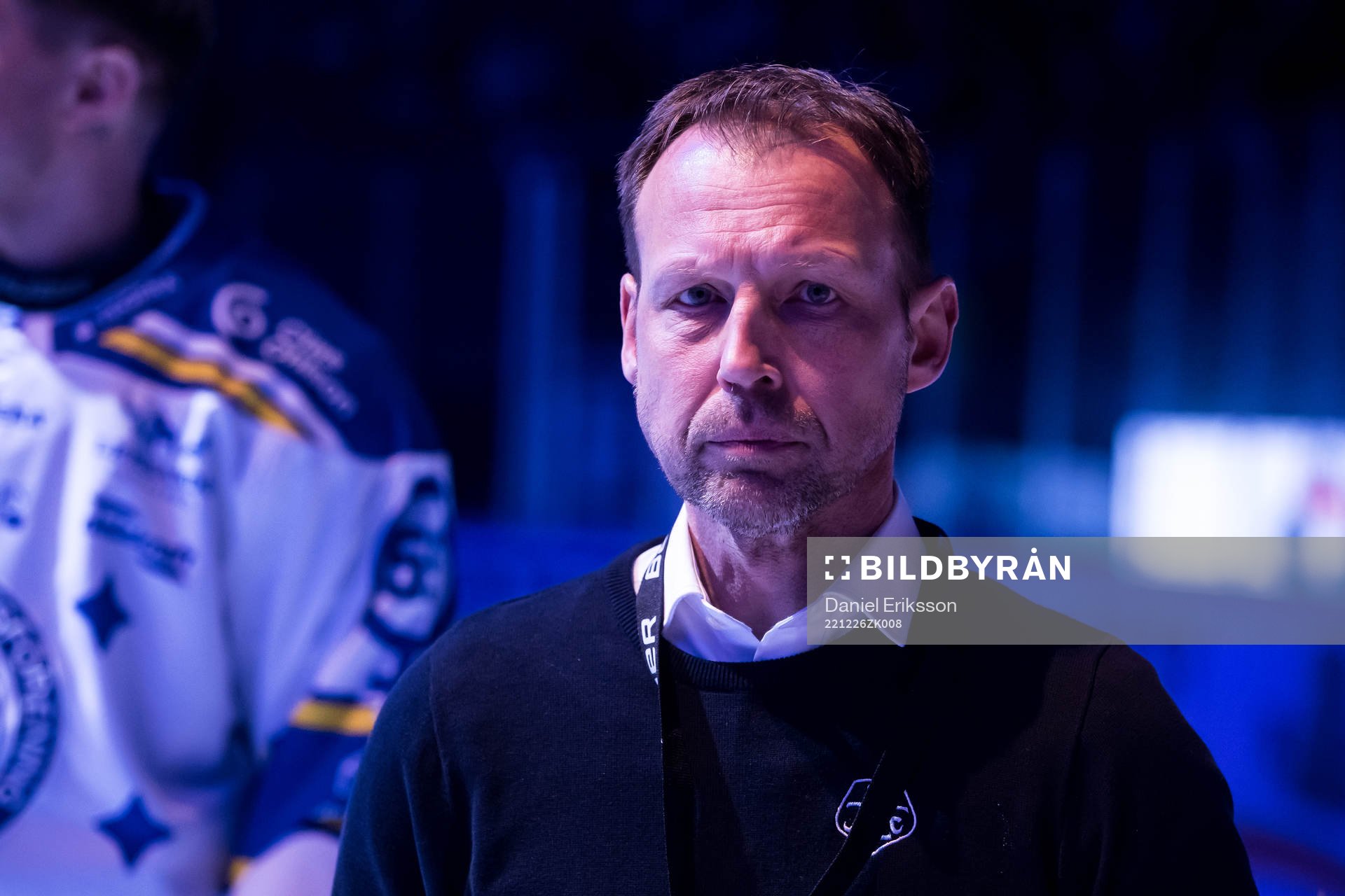 Leksands VD Andreas Hedbom innan ishockeymatchen i SHL