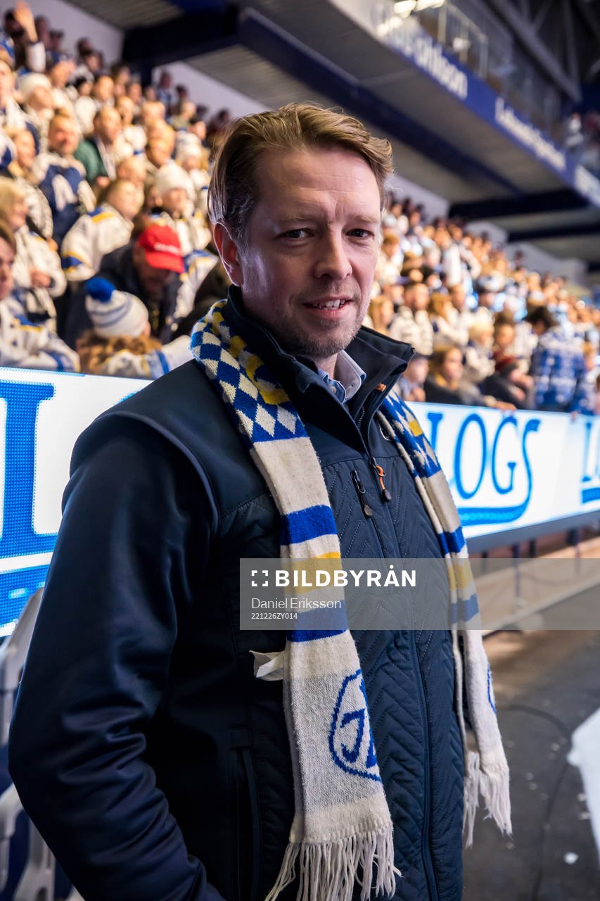 Claes Bergström ordförande Leksands IF innan