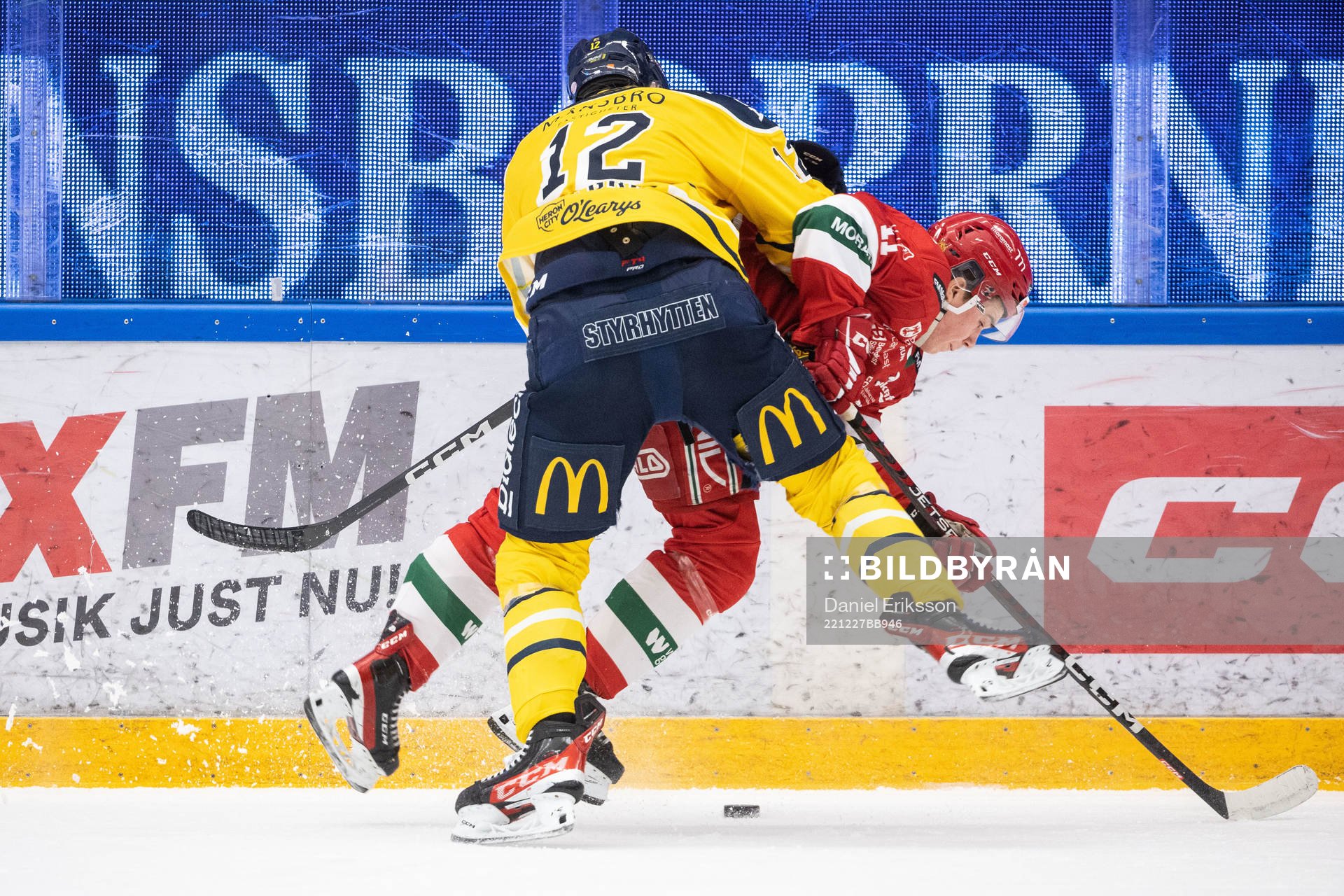 Södertäljes Viktor Liljegren och Moras William Lindgren