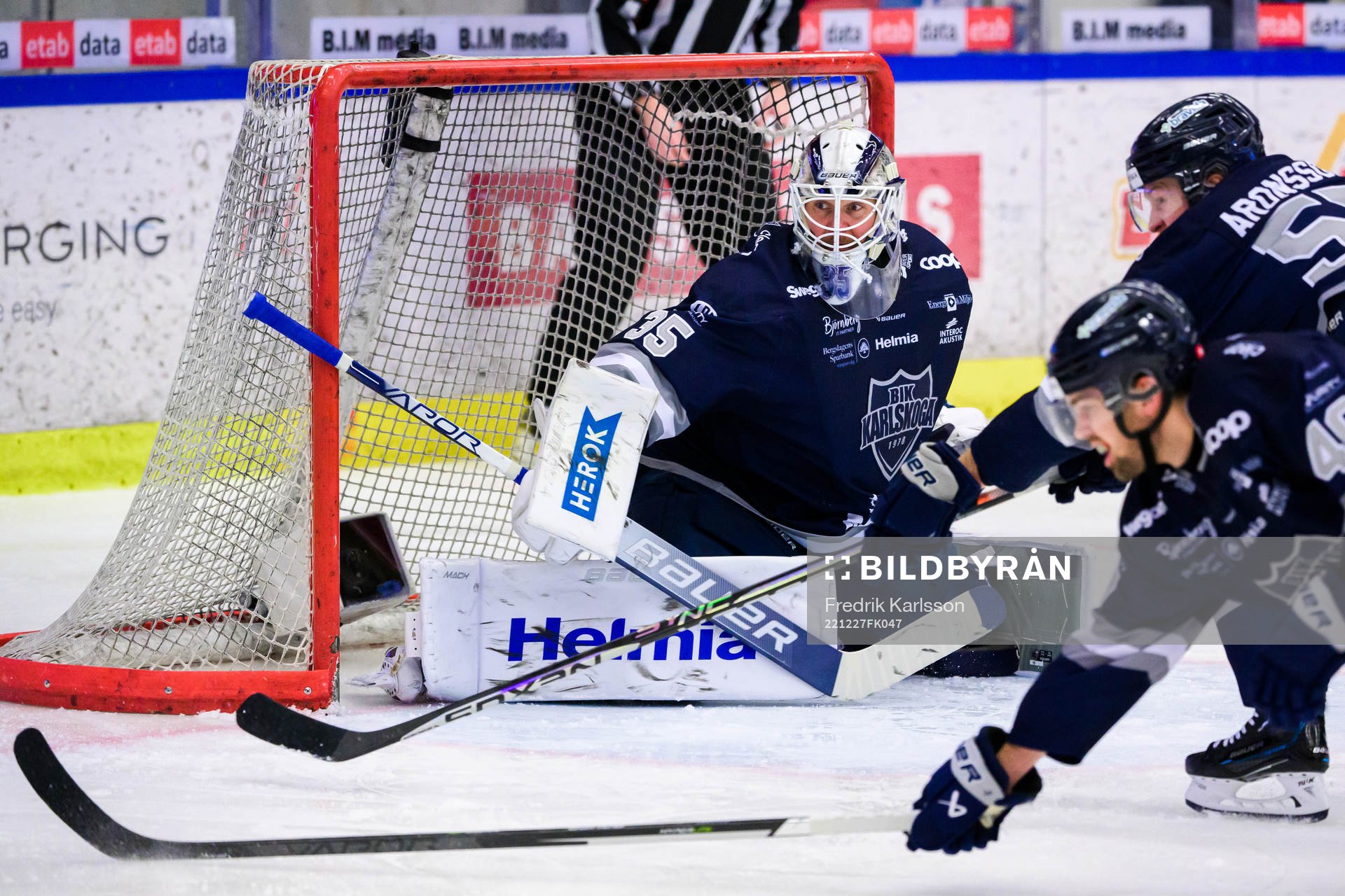 Karlskogas målvakt Lars Volden