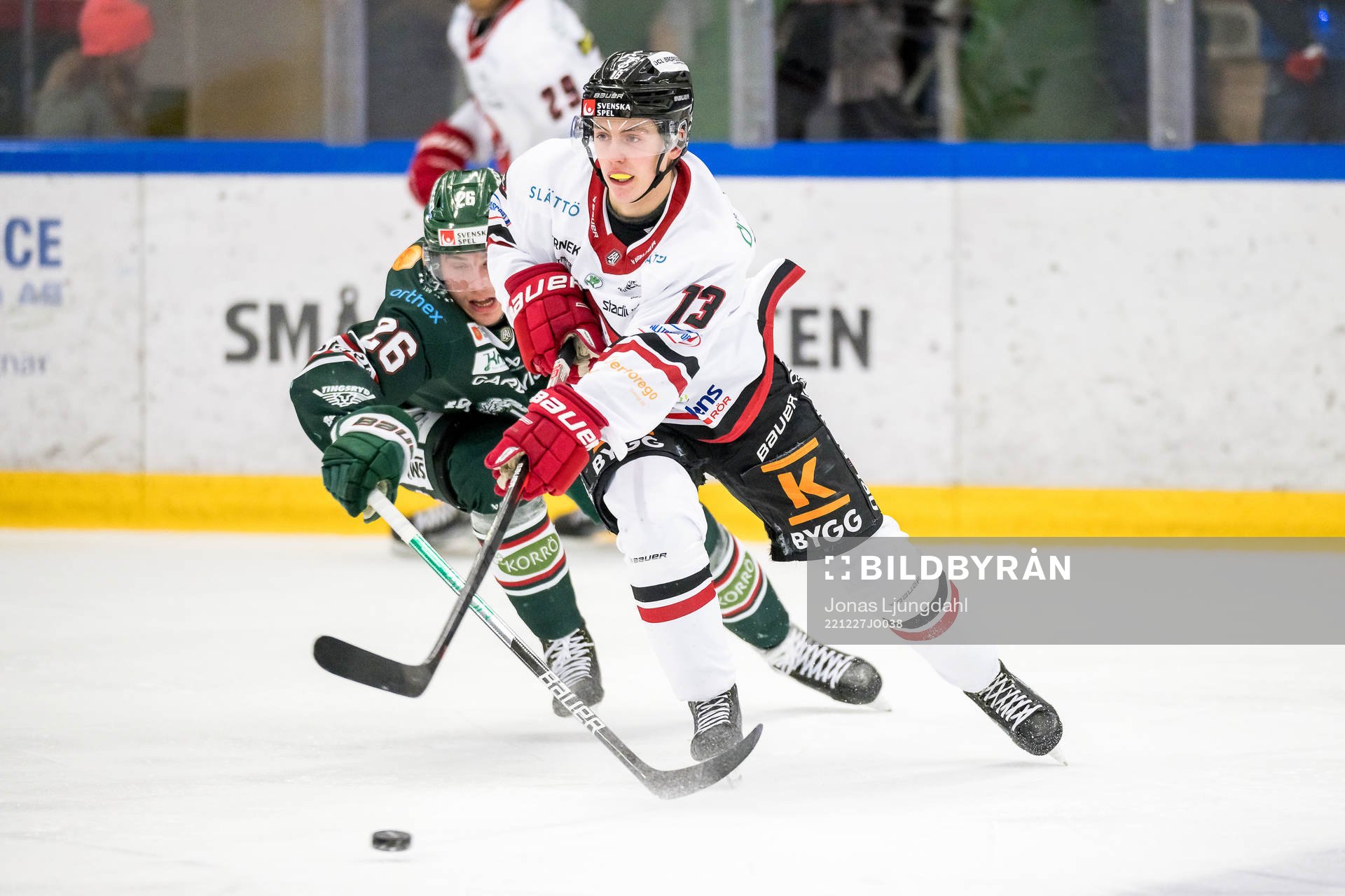 Tingsryds Joseph Berger och Vita Hästens Sebastian Falk