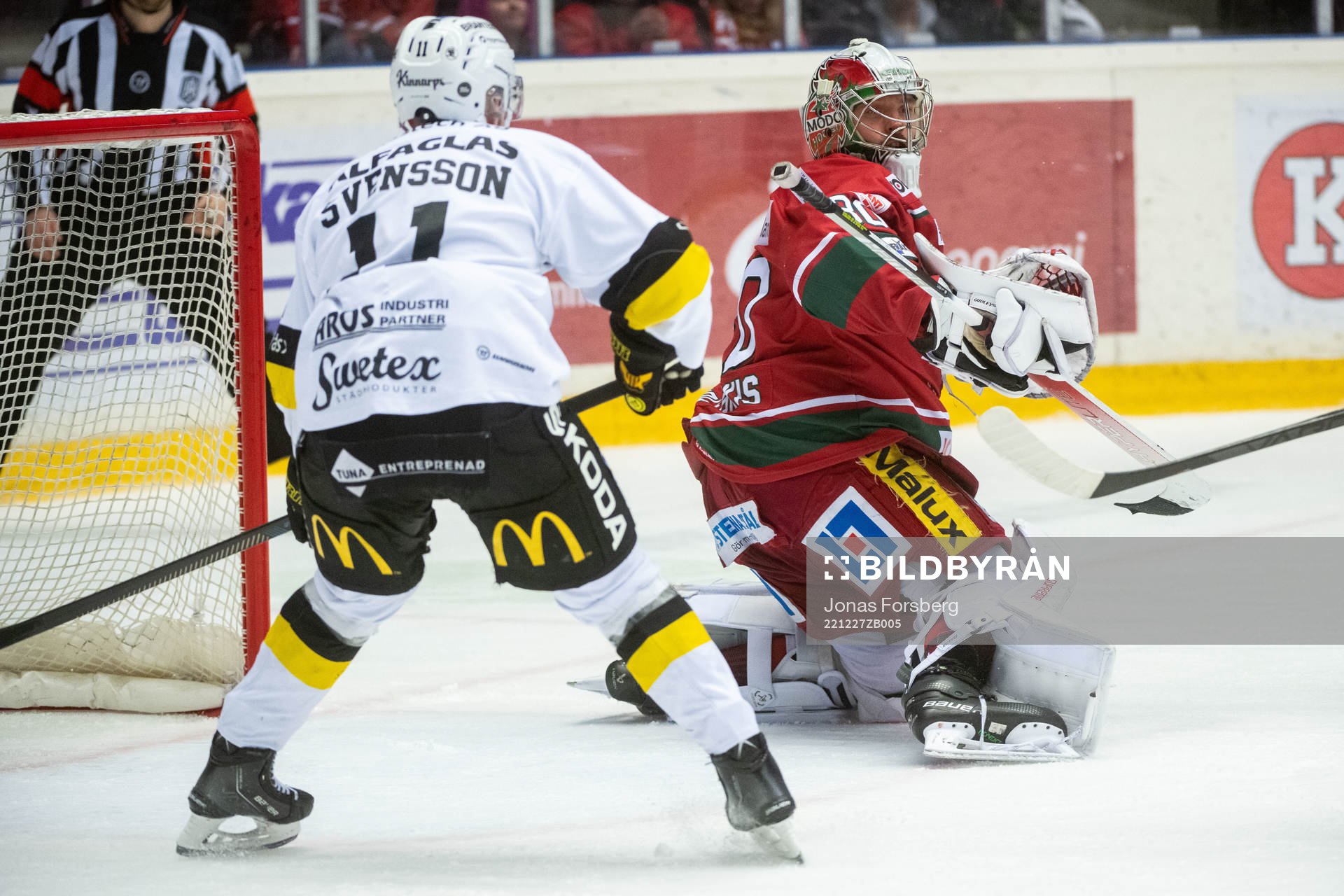 Modos målvakt Krister Gudlevskis
