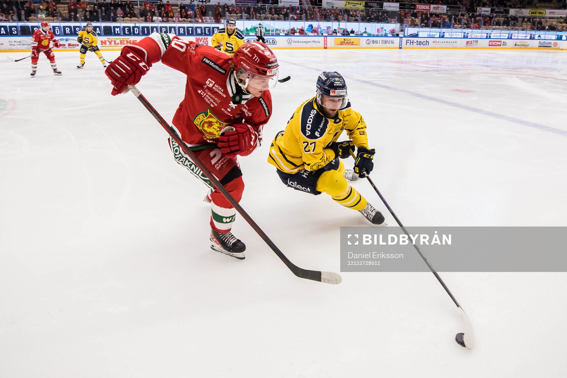 Moras Anton Heikkinen och Södertäljes Daniel Norbe