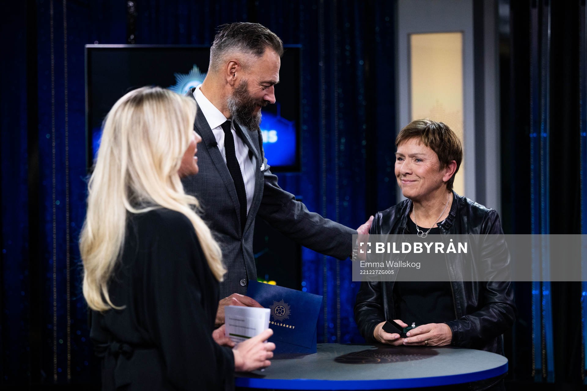 Fotbollskanalens Olof Lundh och Anette Börjesson