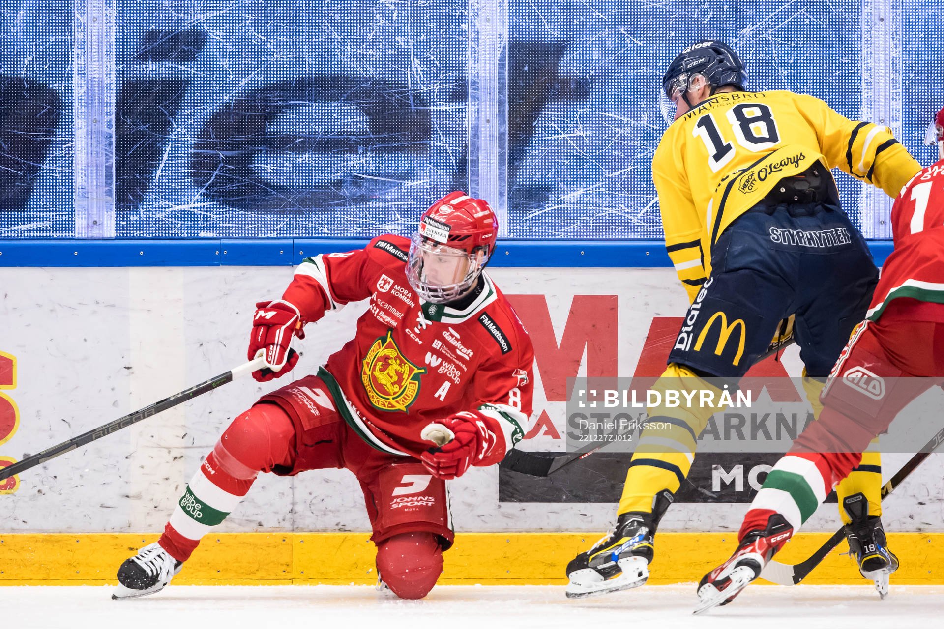 Moras Robin Johansson och Södertäljes Linus Videll