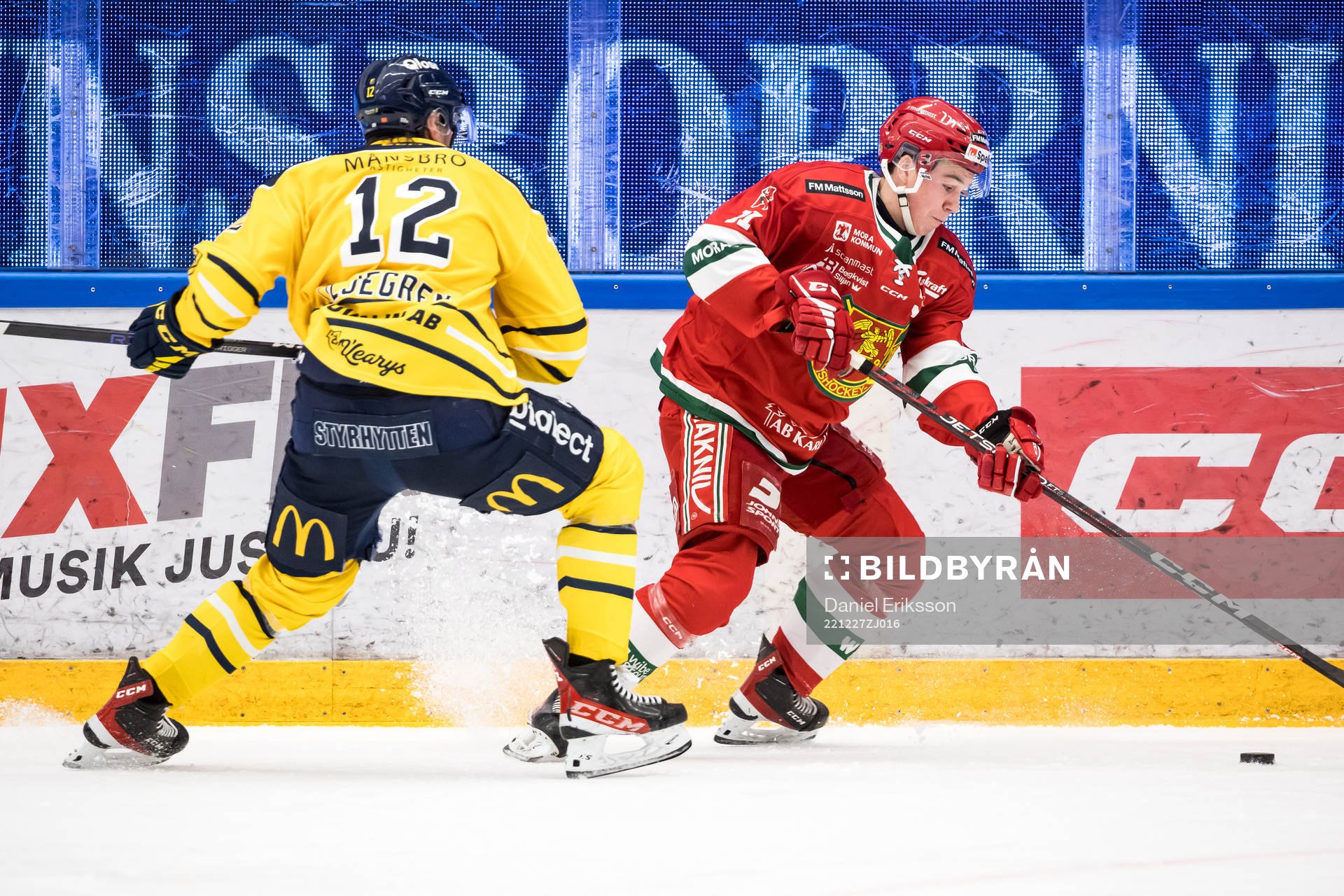 Södertäljes Viktor Liljegren och Moras William Lindgren