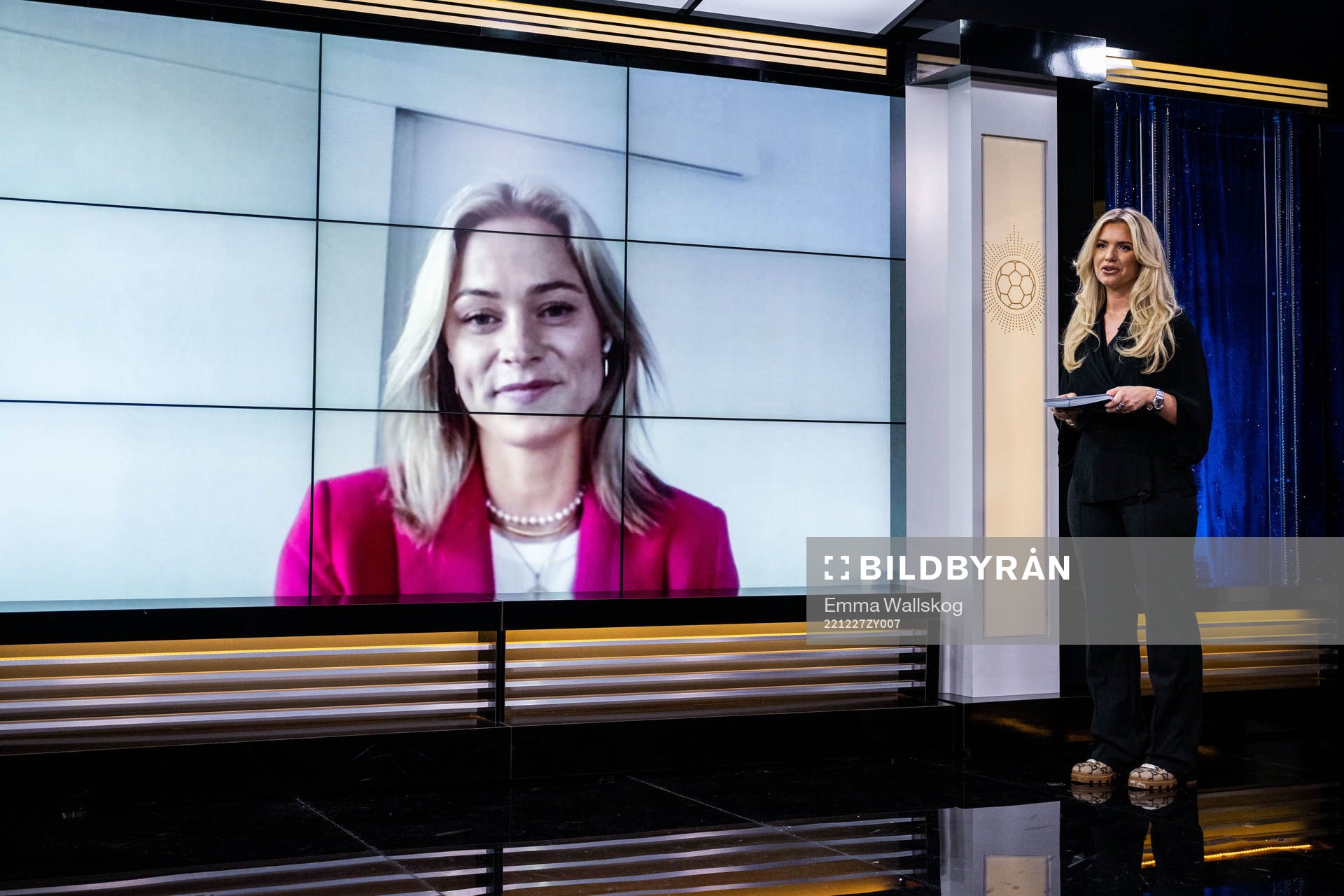 Programledare Linn Nordström och Fridolina Rolfö