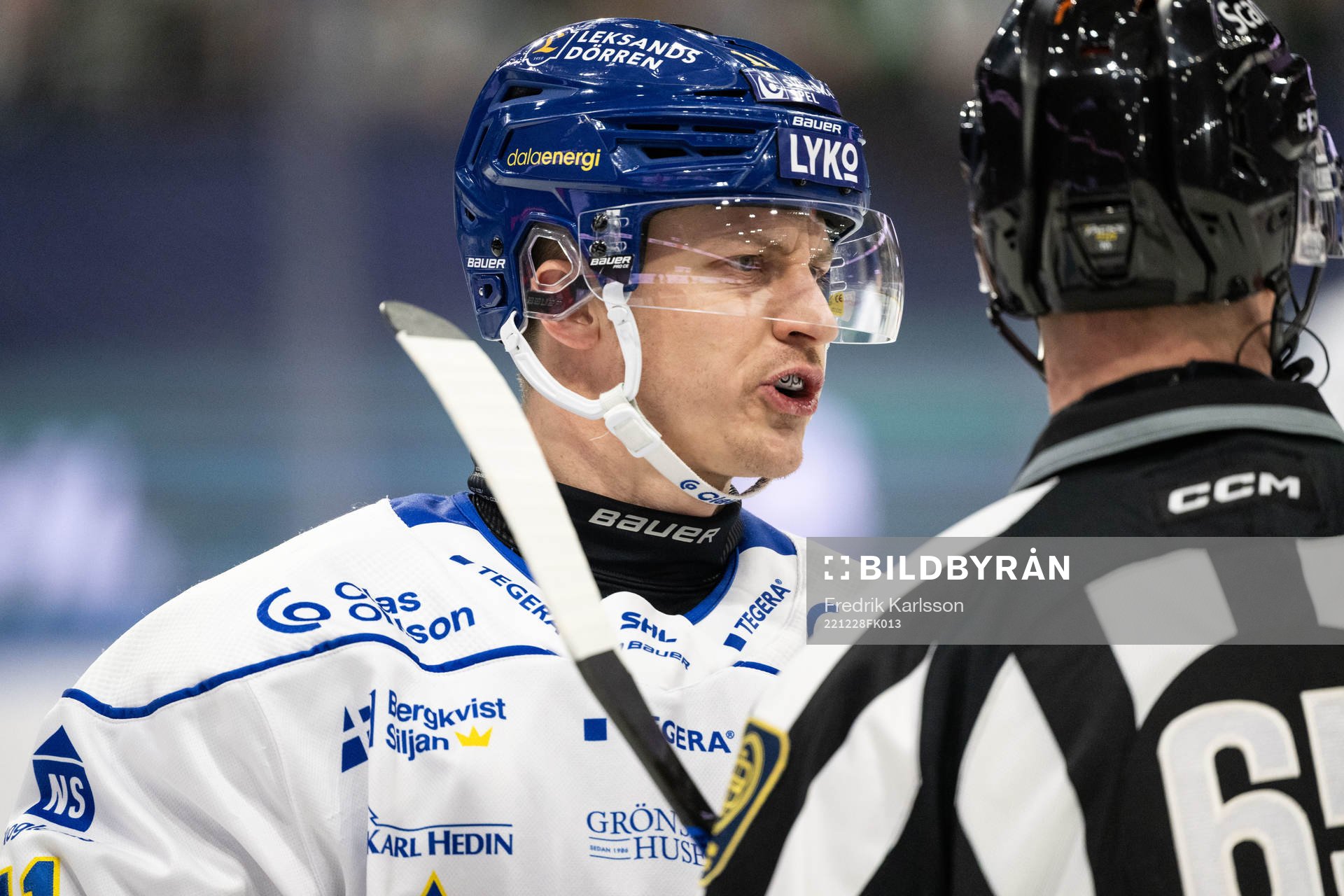 Leksands Martin Karlsson reagerar