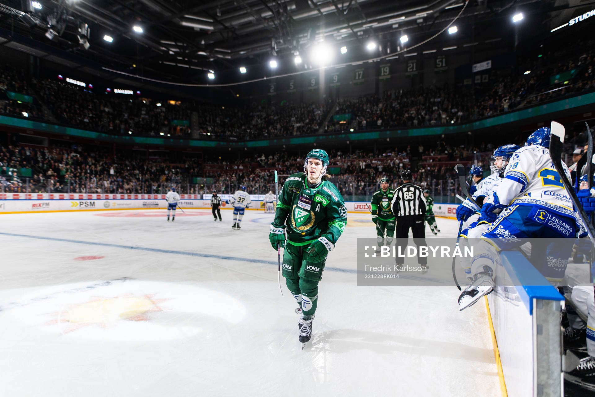 Färjestads Joakim Nygård jublar