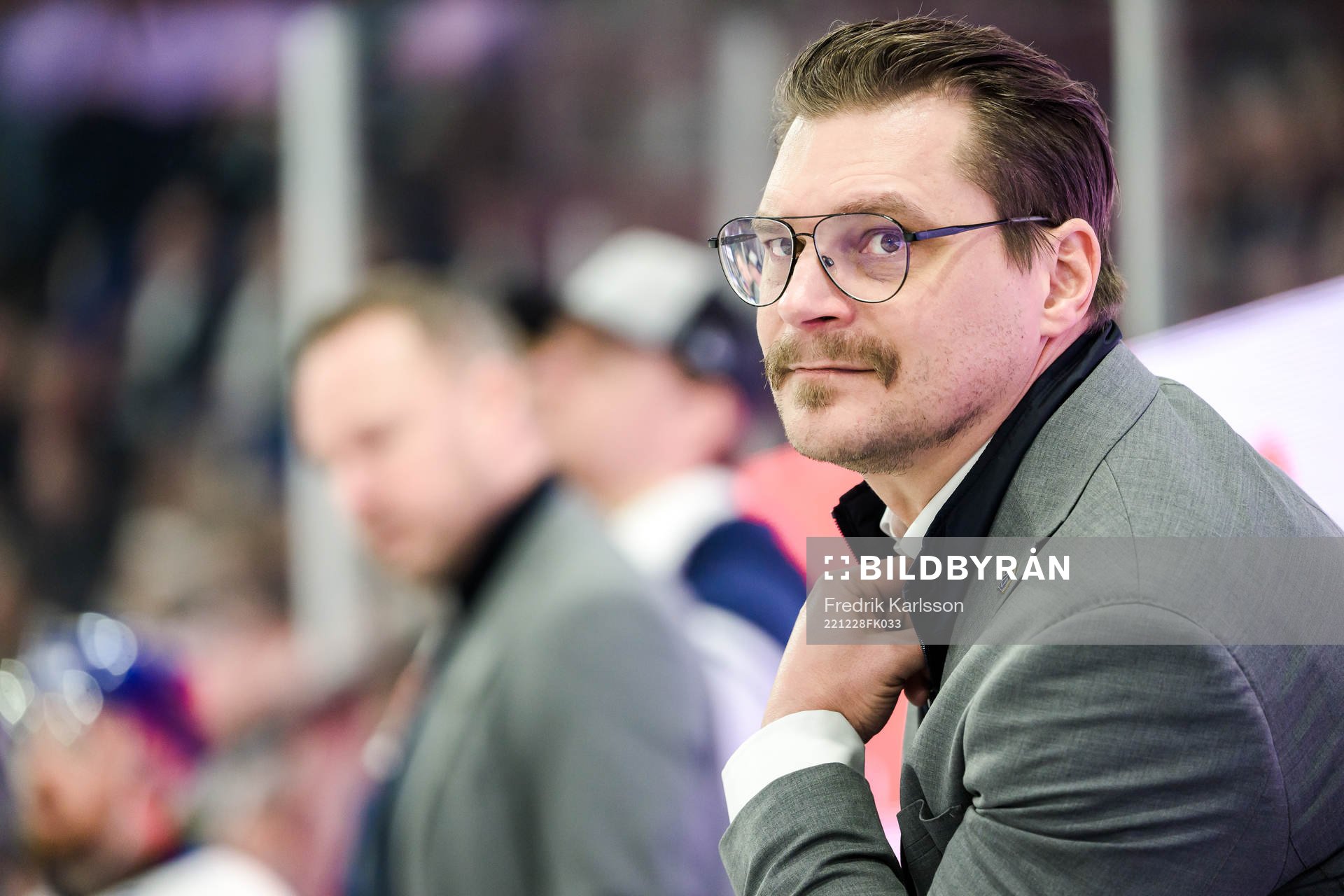 Leksands tränare Björn Hellkvist
