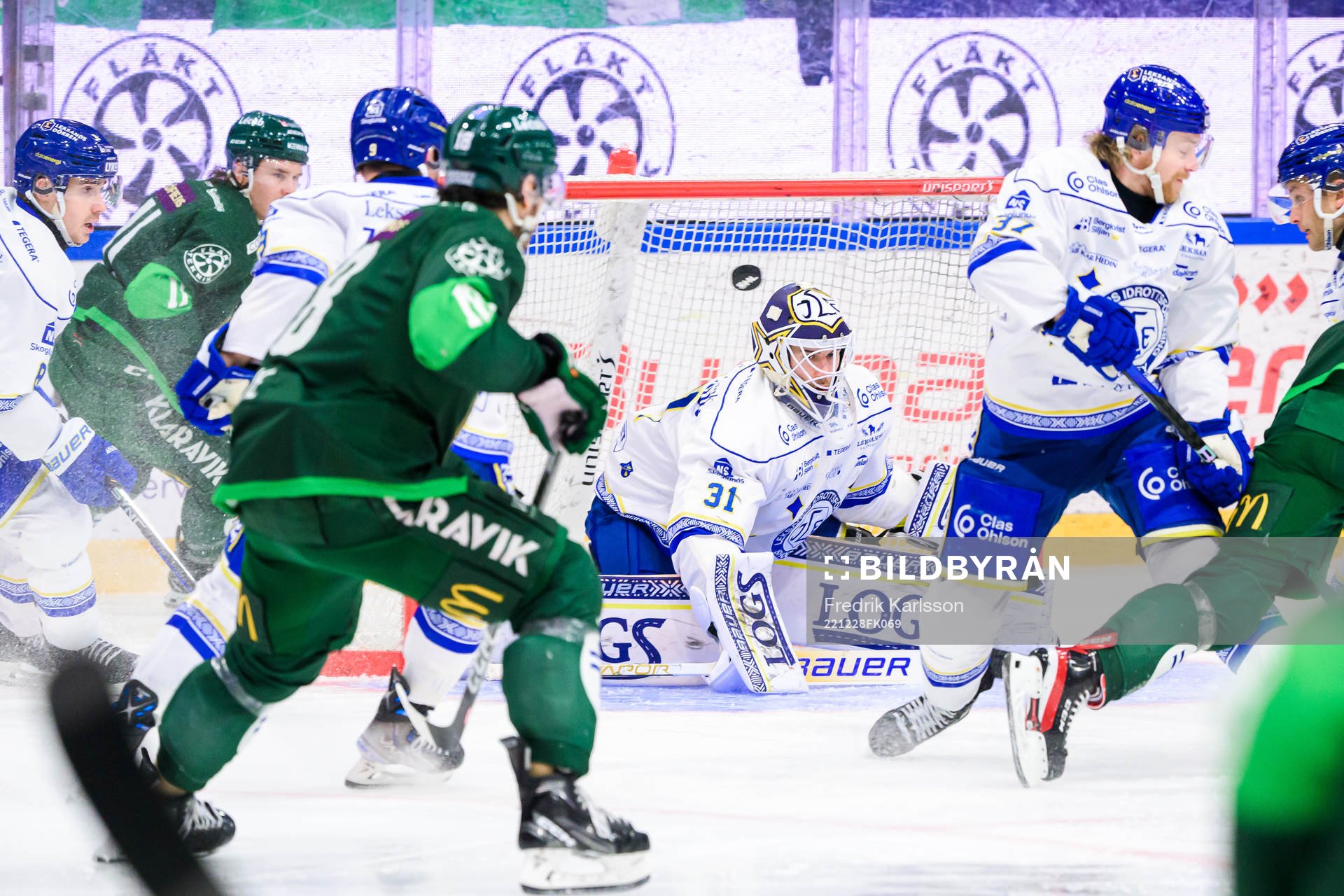 Leksands målvakt Kasimir Kaskisuo