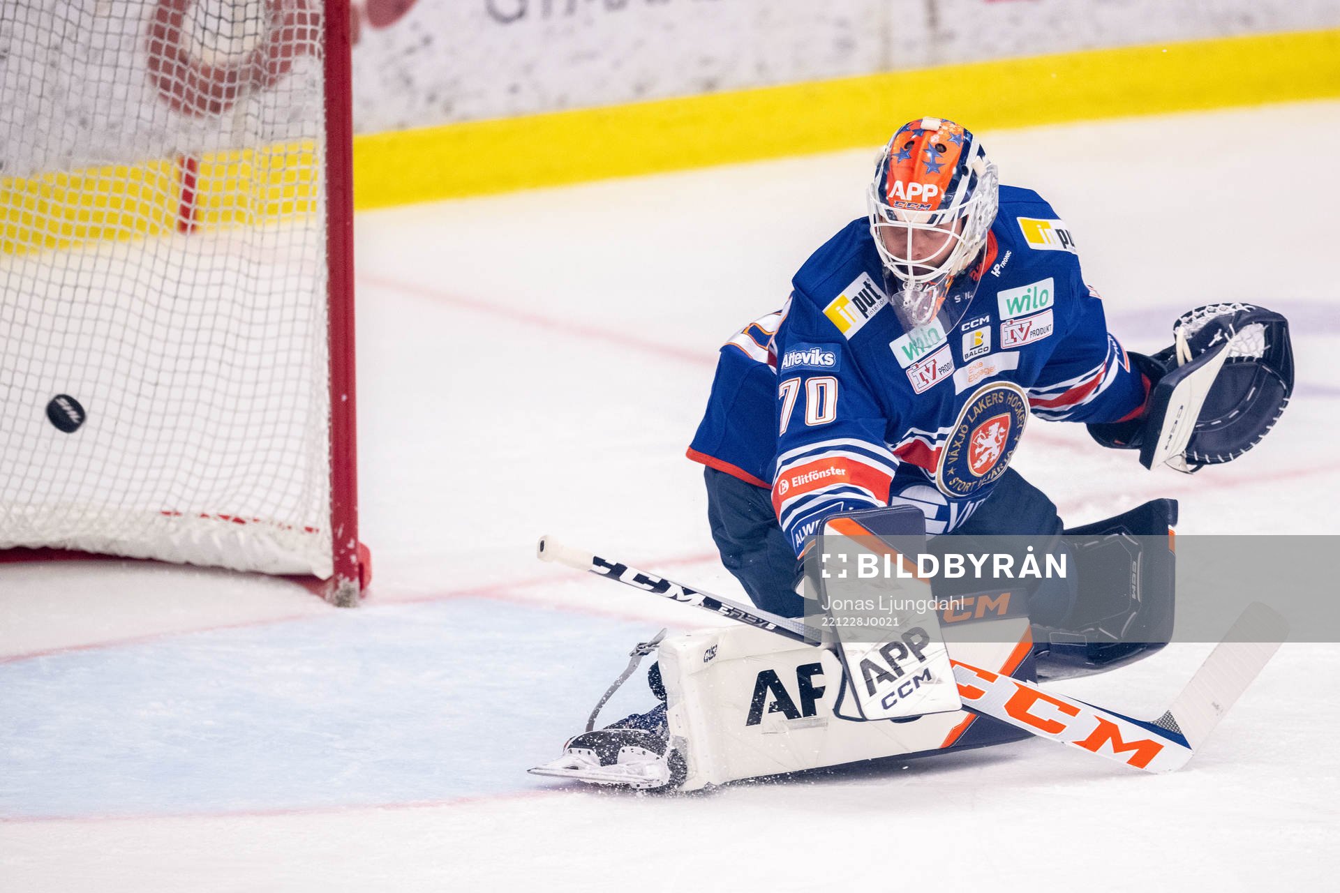 Timrås Nicholas Halloran (ej i bild) gör 1-1 bakom