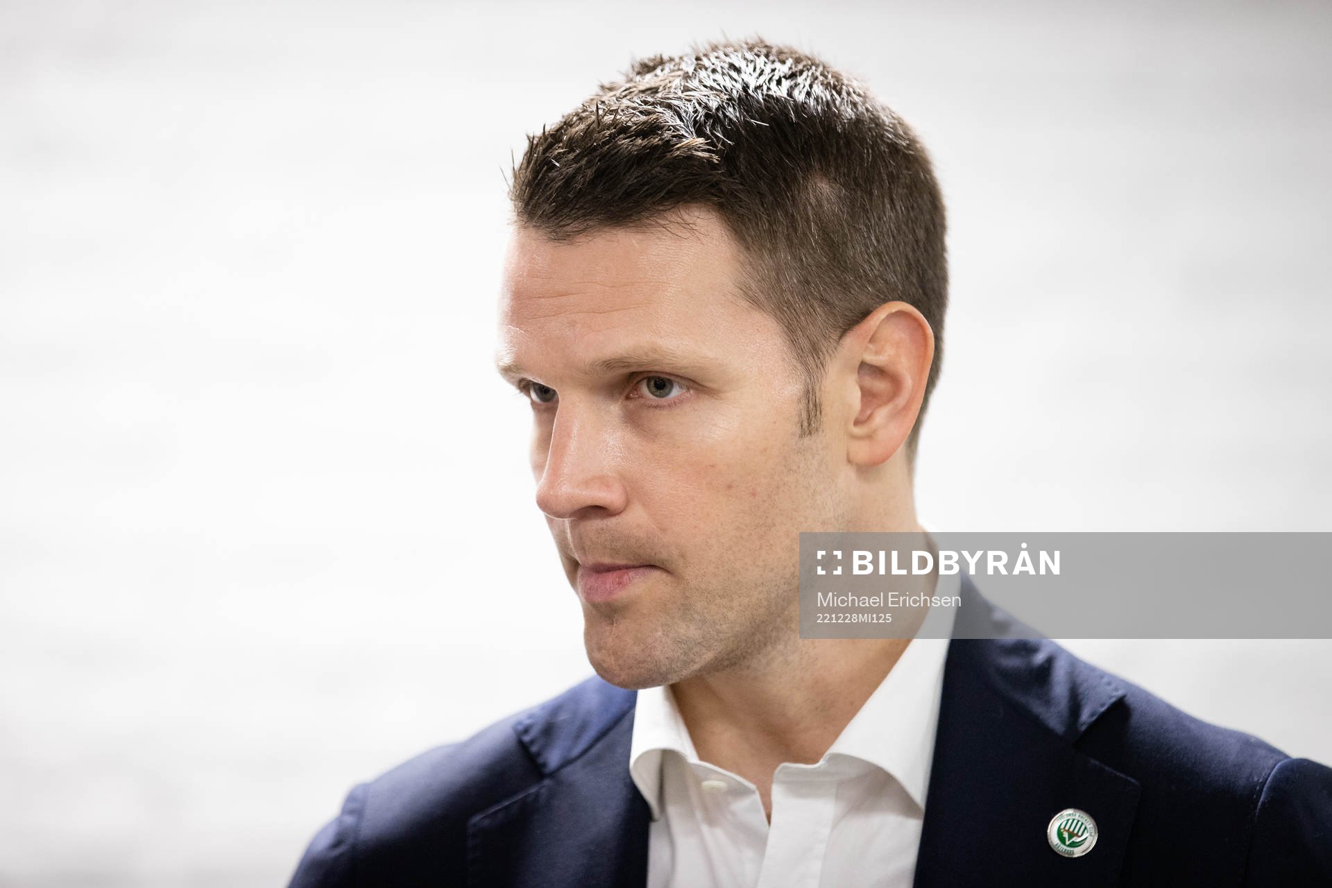 Frölundas sportchef Fredrik Sjöström innan