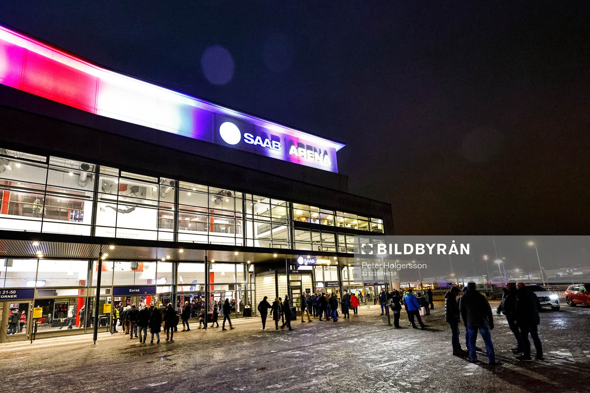 SAAB Arena före ishockeymatchen i SHL mellan Linköping