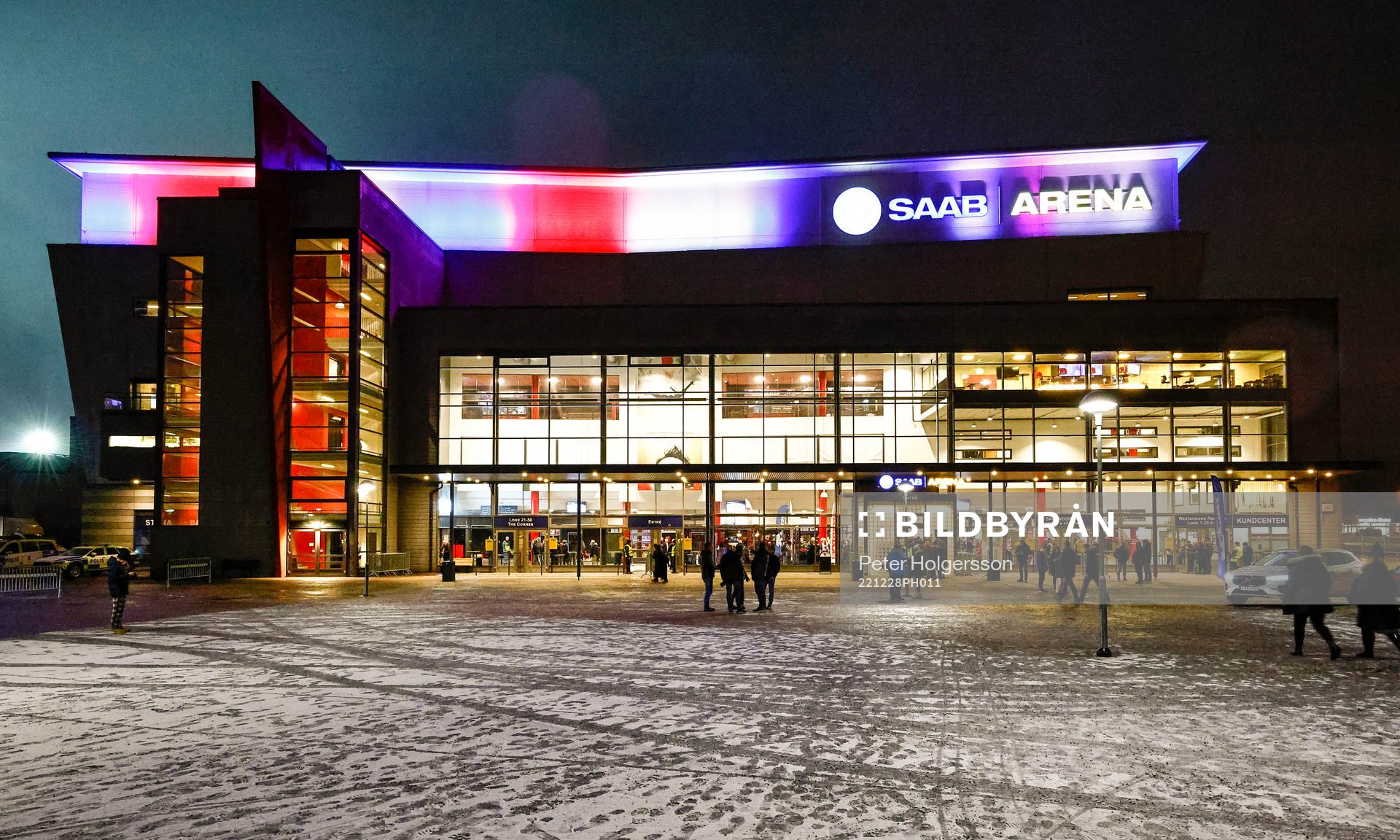 SAAB Arena före ishockeymatchen i SHL mellan Linköping