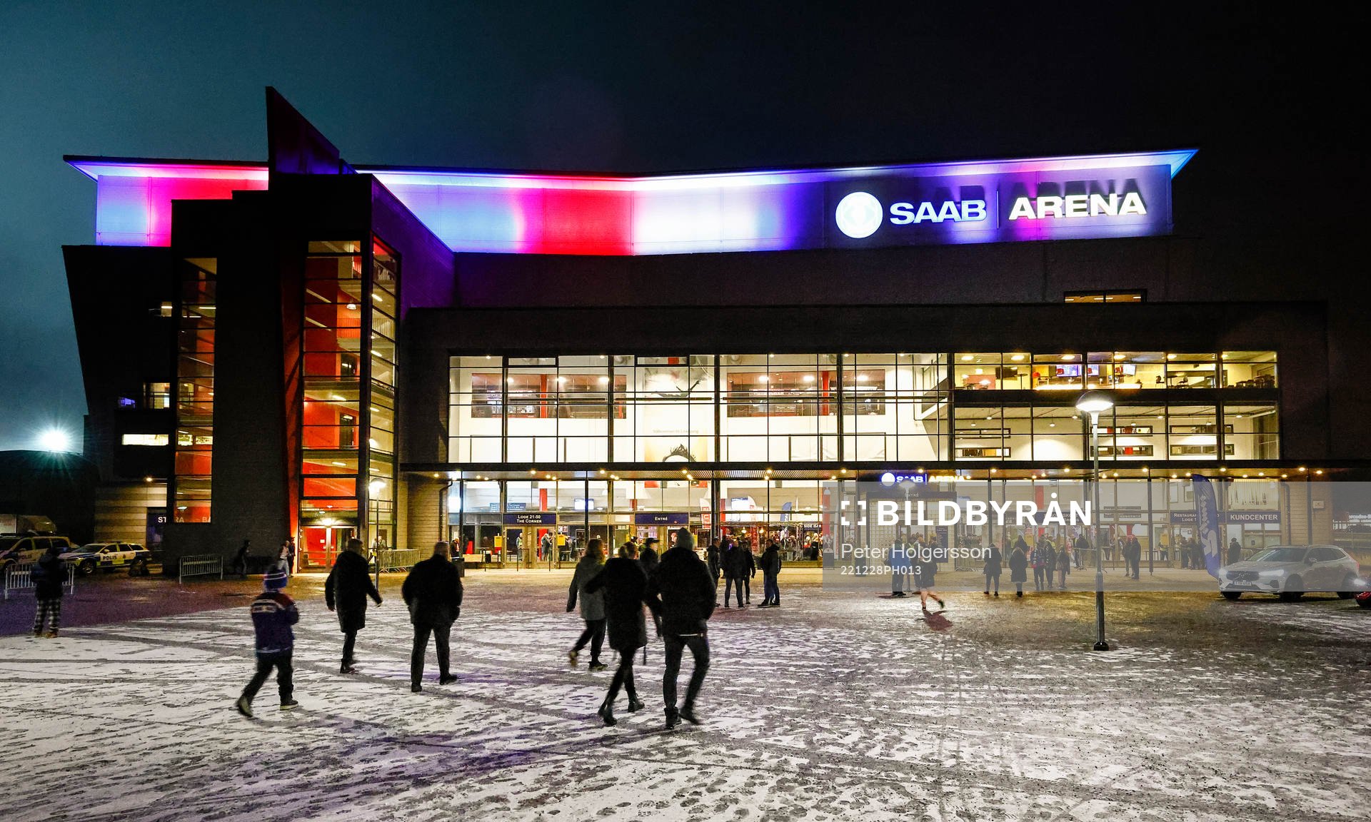 SAAB Arena före ishockeymatchen i SHL mellan Linköping