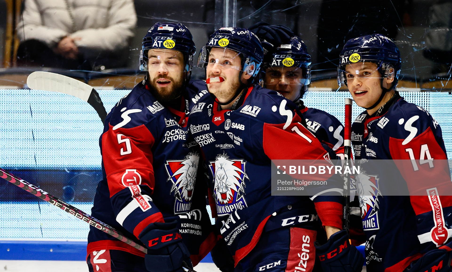 Linköpings Henrik Törnqvist jublar
