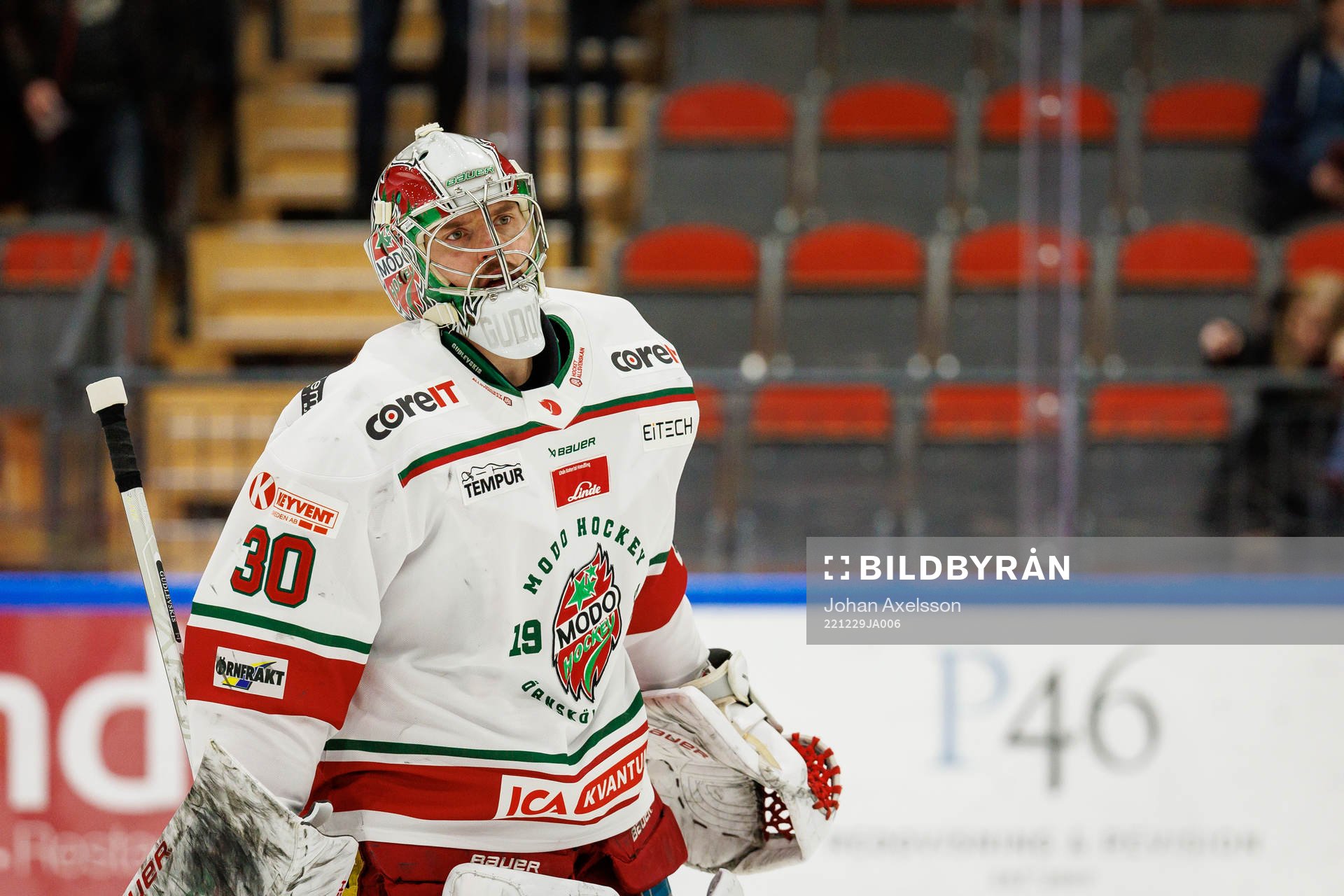 Modos målvakt Krister Gudlevskis
