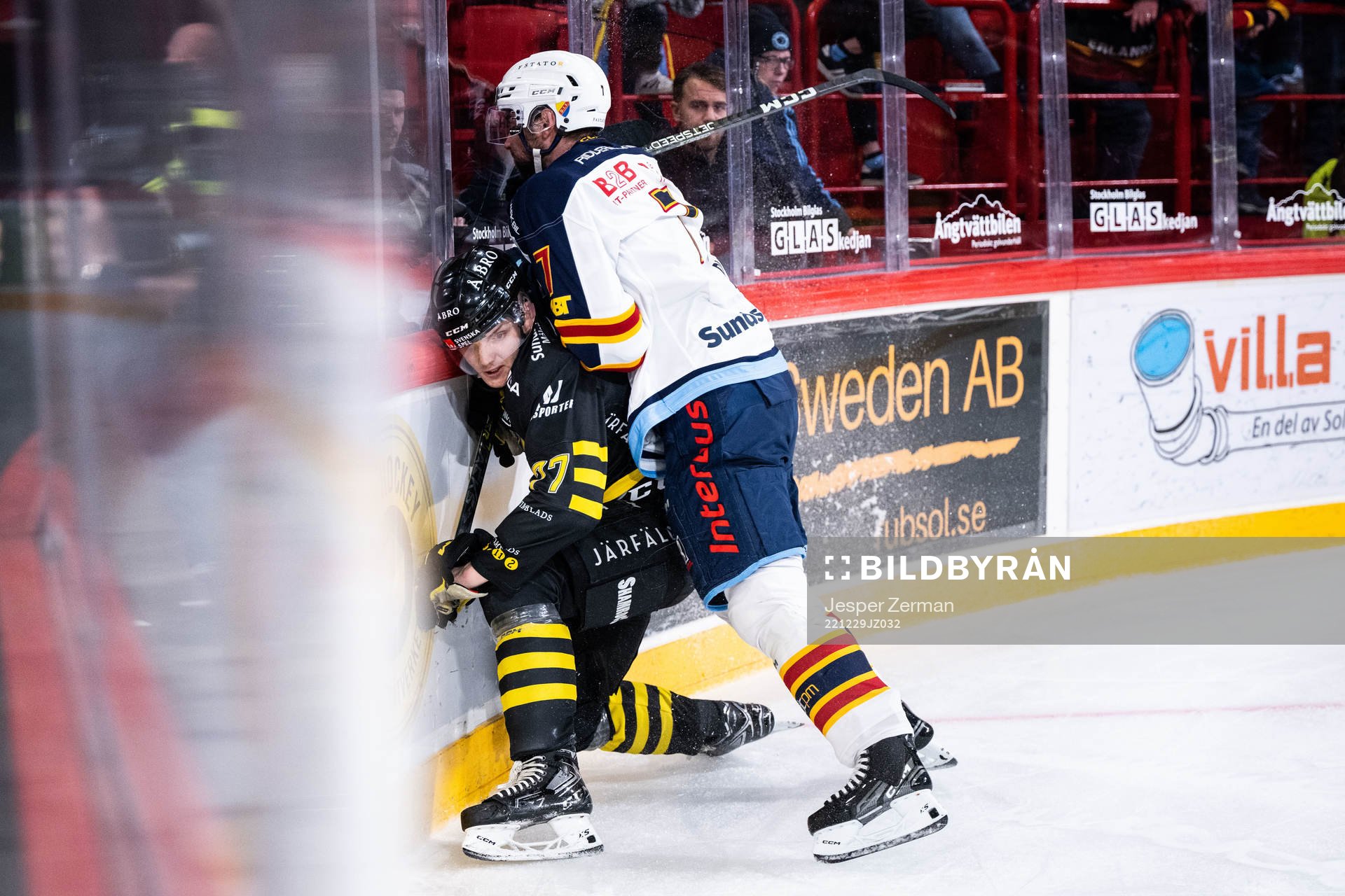 AIKs William Ignberg Nilsson och Djurgårdens Johan Alm