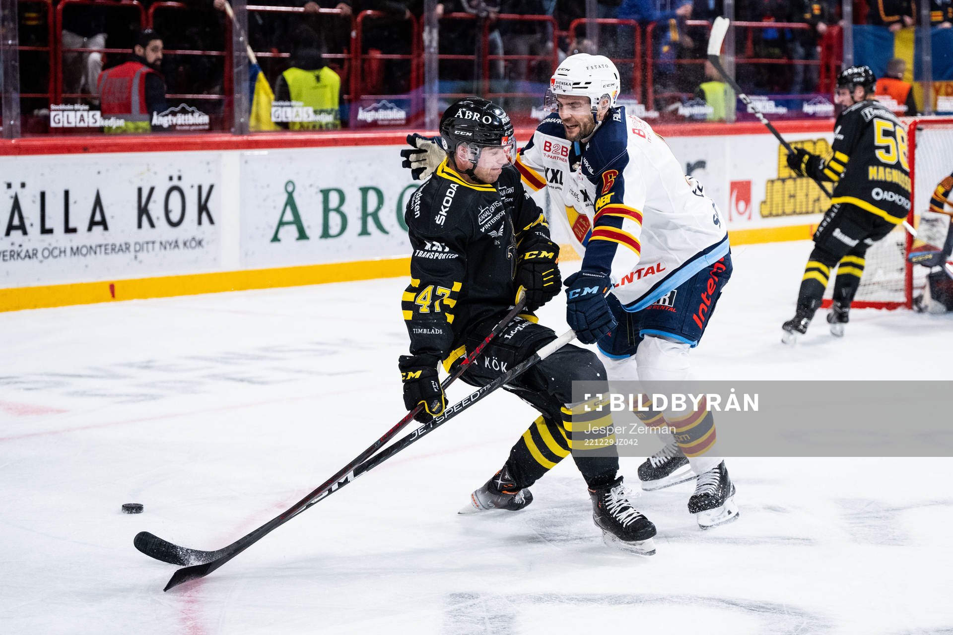 AIKs Eric Norin och Djurgårdens Stefan Elliott