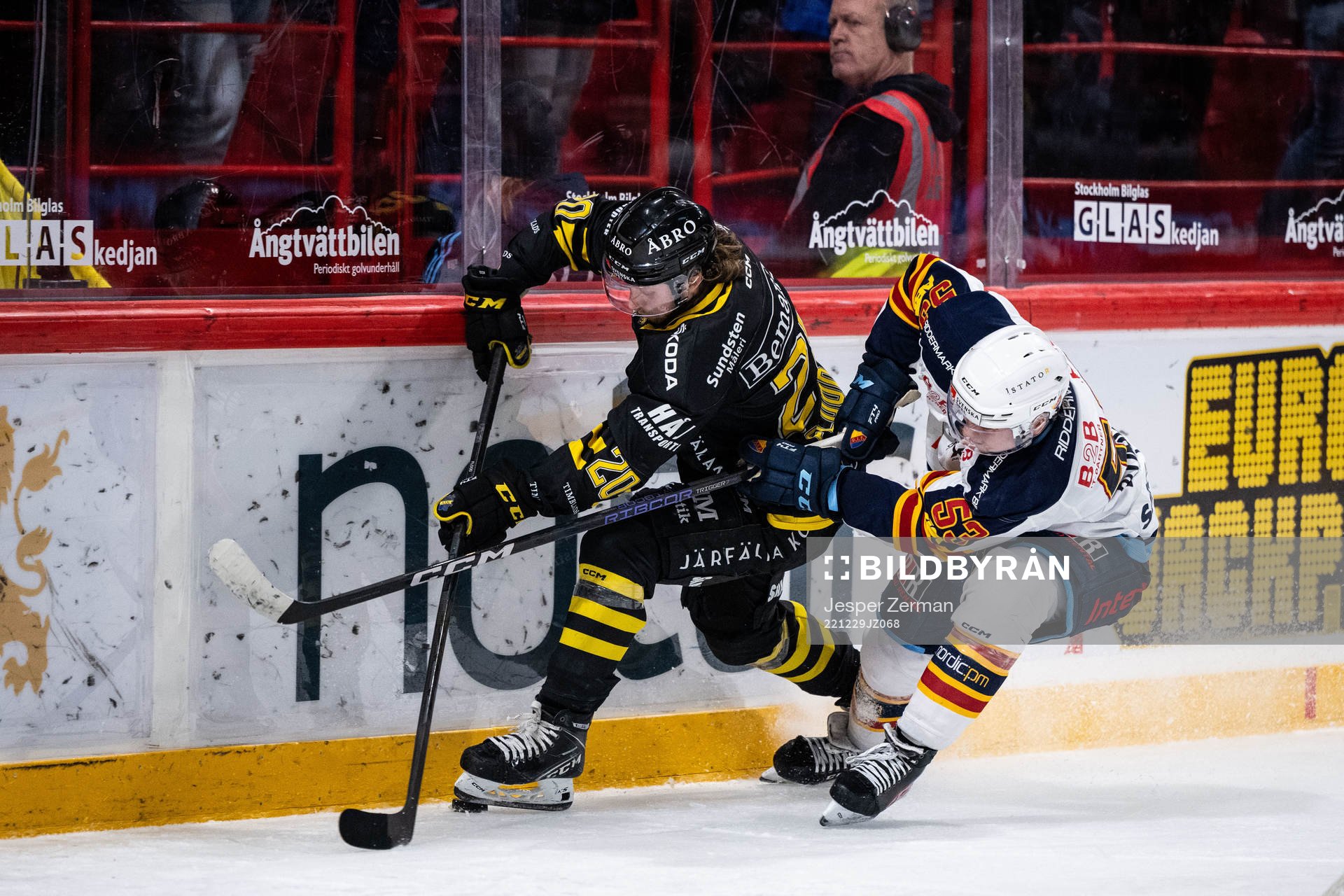 AIKs Erik Flood och Djurgårdens David Blomgren